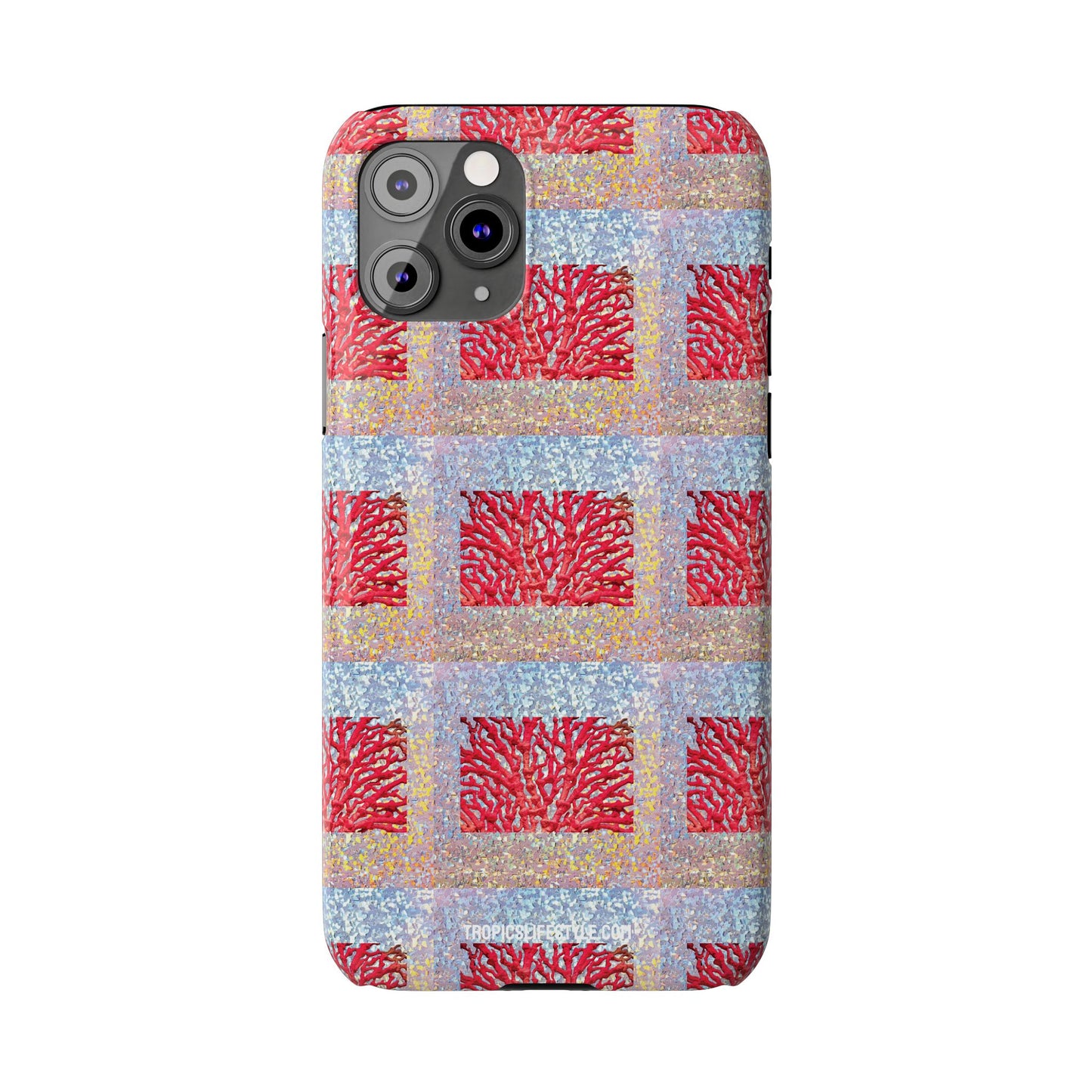 Slim Phone Cases - Disco Red Coral