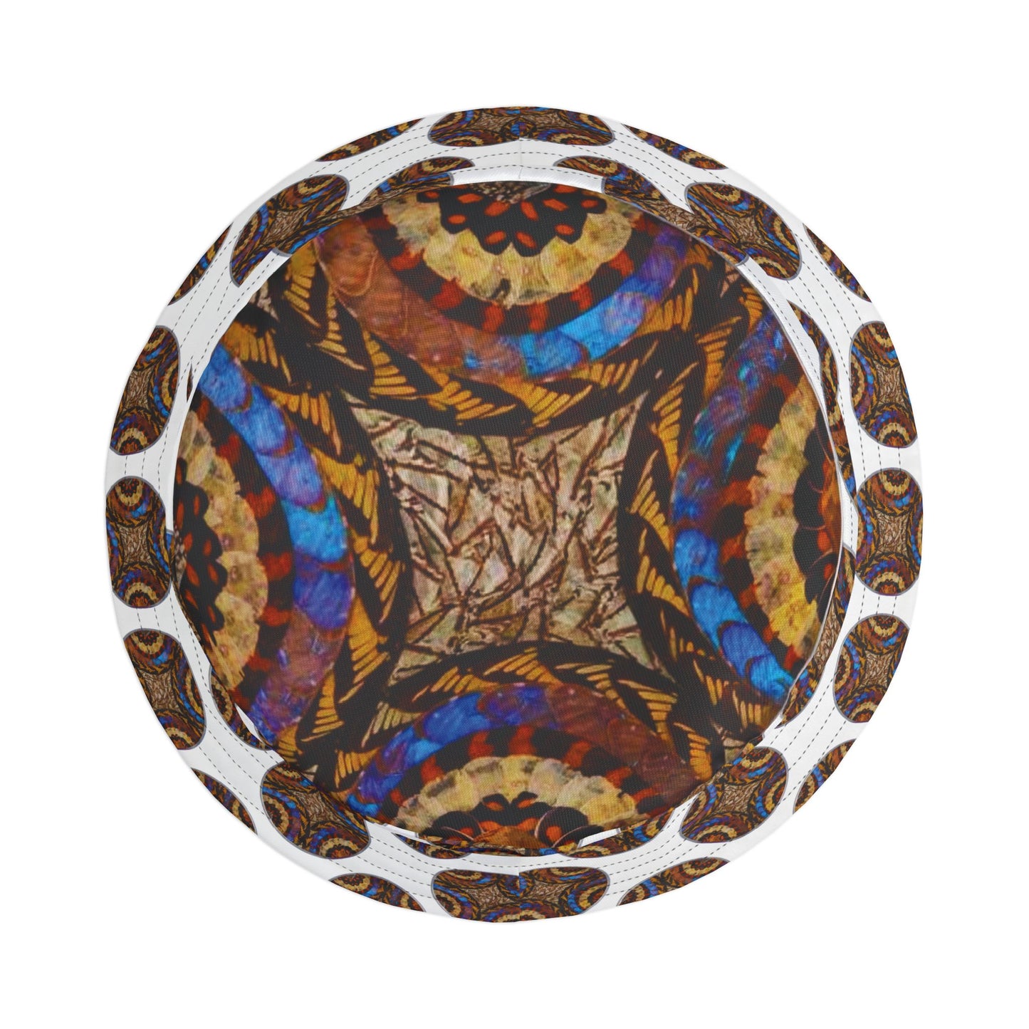 Tropical Polyester Bucket Hat, 2 Sizes - Real Butterfly Wing Plate #3