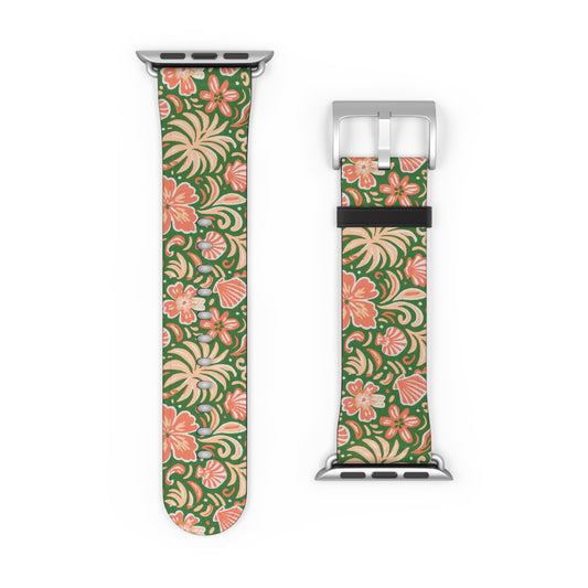 Apple Watch Band - Beach Dreams/Green