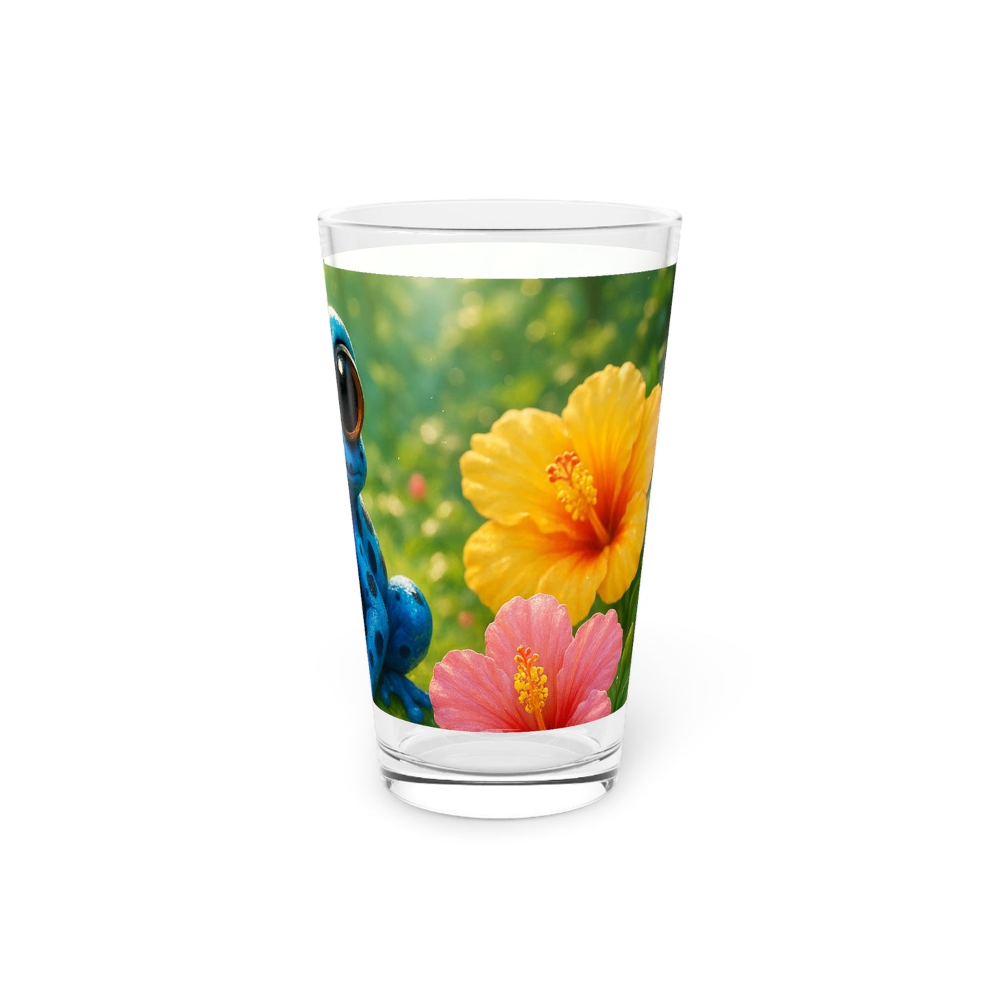 Pint Glass, 16oz, Baby Tree Frog