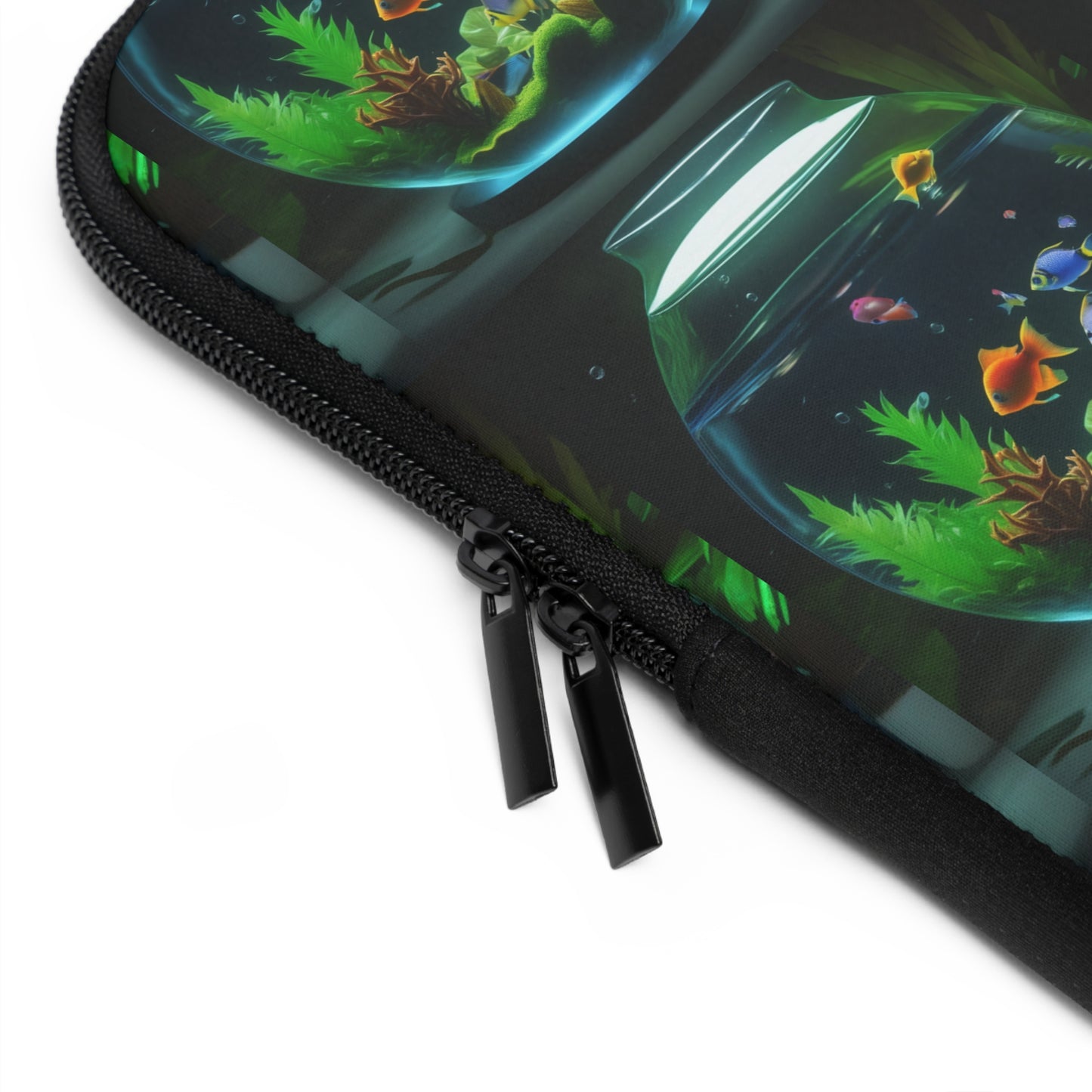 Tropical Laptop Sleeve, 5 Sizes - Perfect for Fish Lovers & Students / Tropical Fish Bowl #2