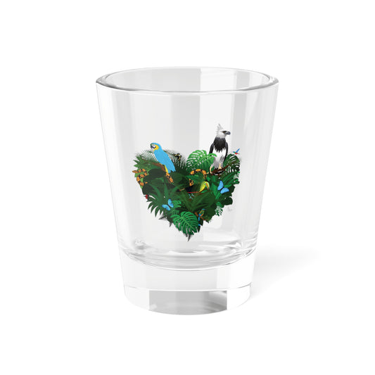 Clear Shot Glass, 1.5oz - Rainforest Love