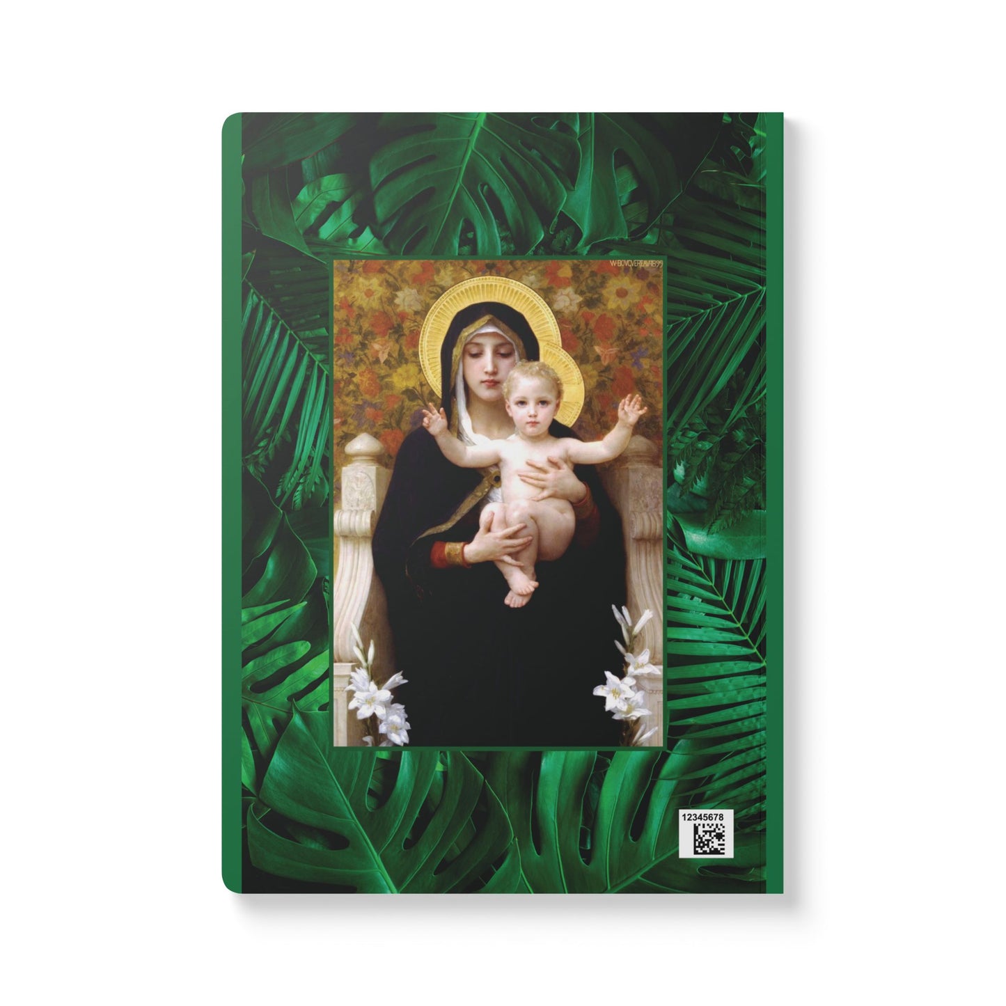 Religious Softcover Journal - Tropical Rainforest Madonna of Lilies