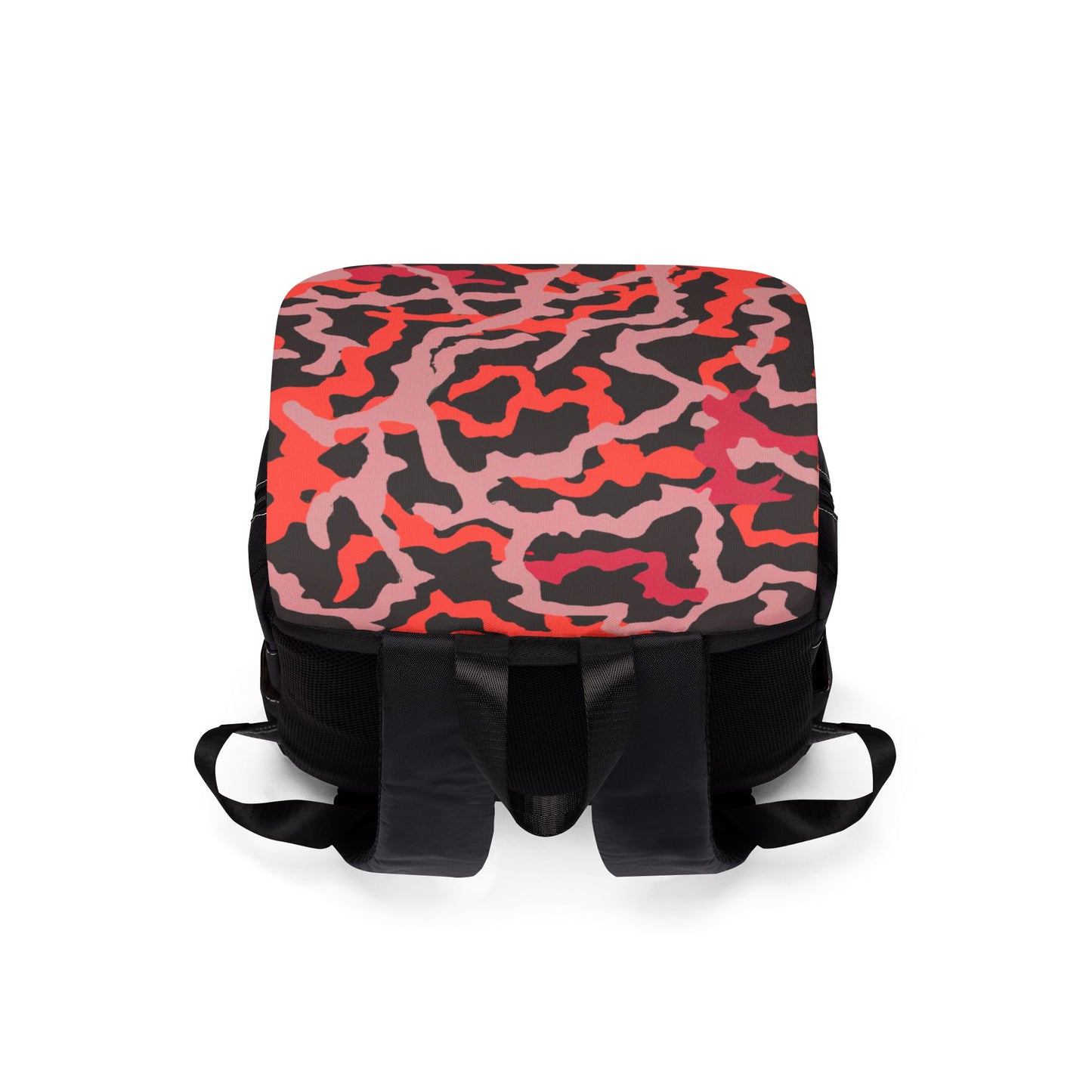 Coral Threads/Red Casual Backpack - Perfect for Everyday Adventures