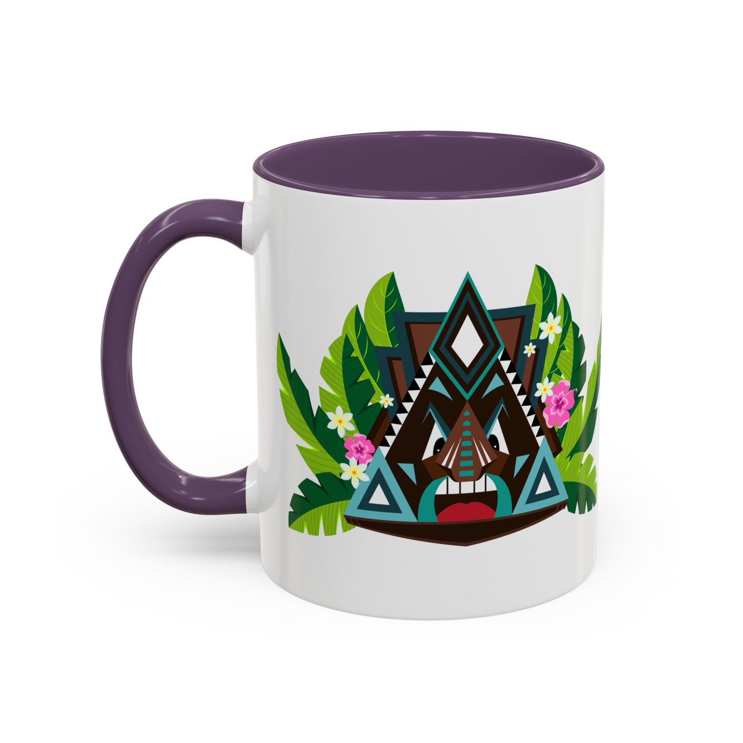 Accent Coffee Mug (11, 15oz), 8 Colors - Tiki Boss Kai