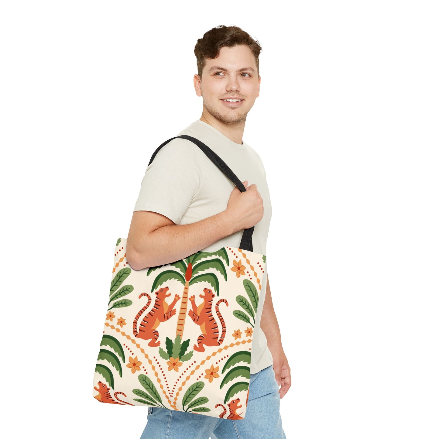 Tigers and Palms Tote Bag - 3 Sizes