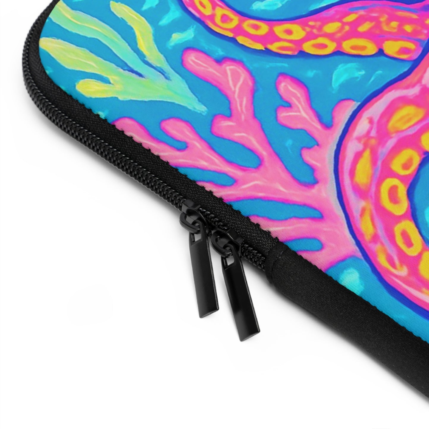 Tropical Laptop Sleeve, 5 Sizes - Perfect for Beach Lovers & Students / Octopus Kraken Joe