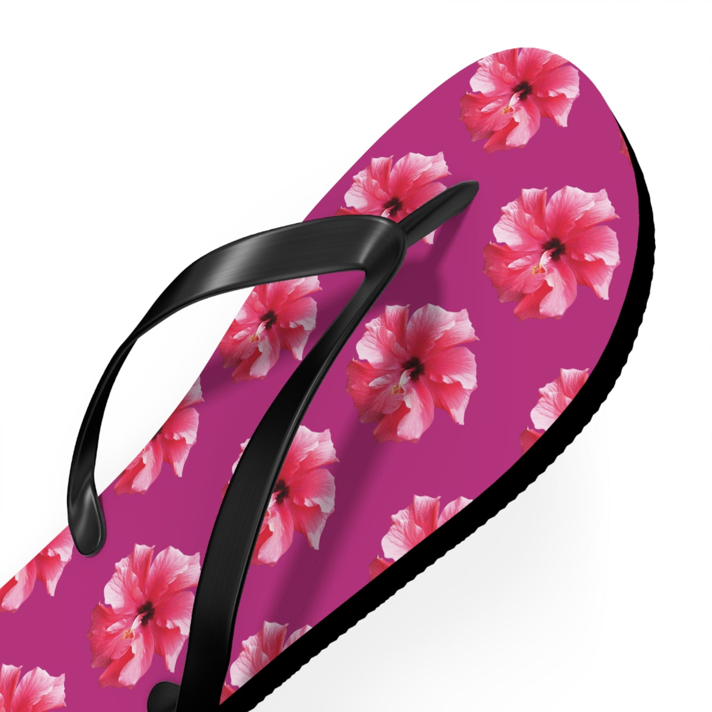 Flip Flops - Pink Hibiscus/Pink