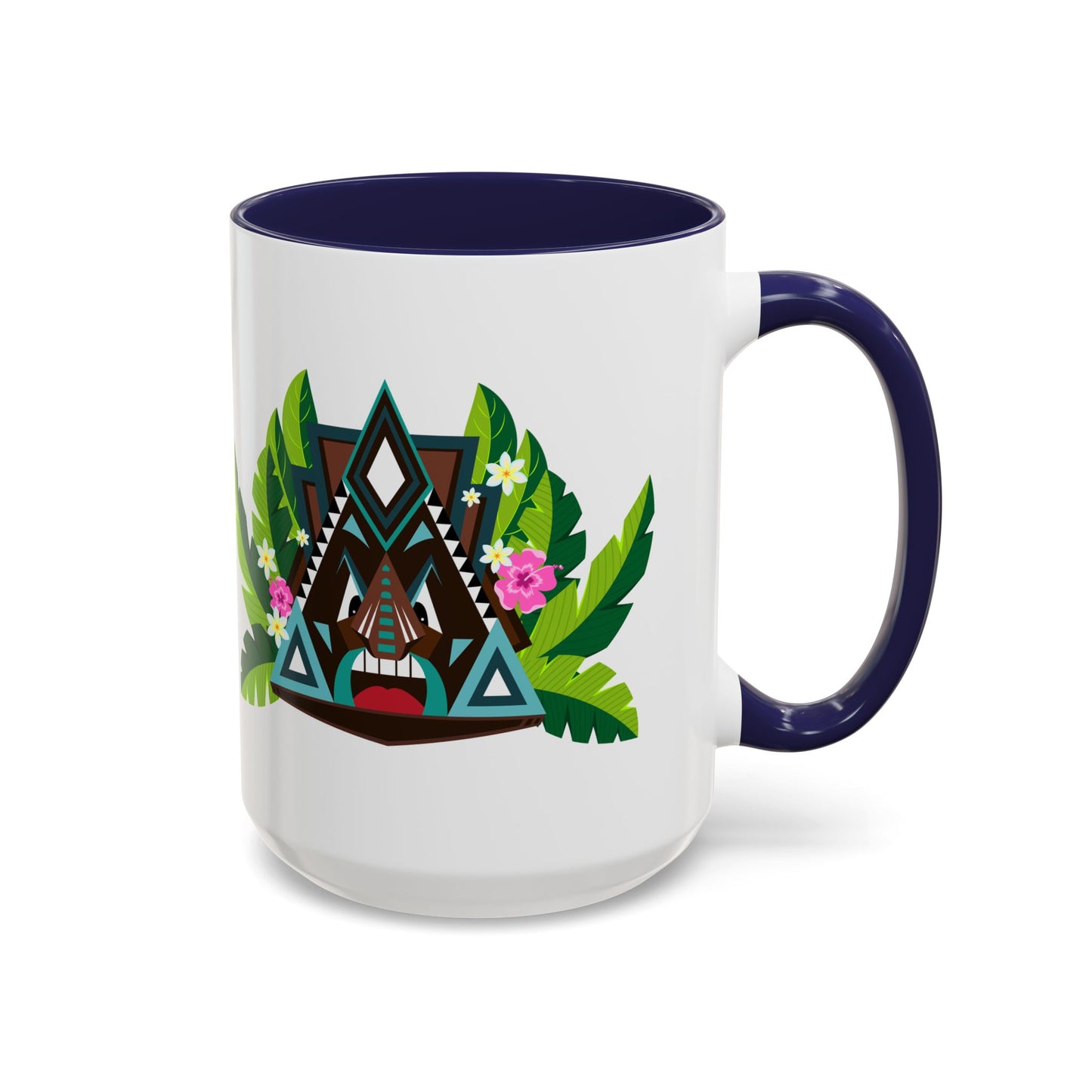 Accent Coffee Mug (11, 15oz), 8 Colors - Tiki Boss Kai