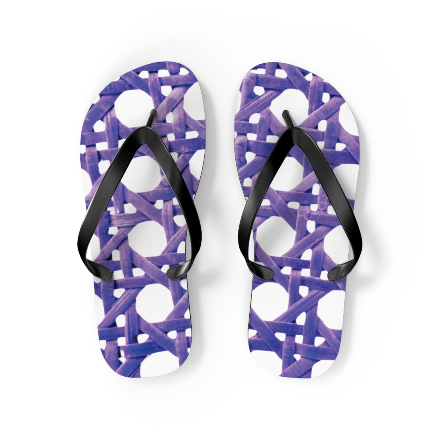 Flip Flops - Beach Chair Wicker, Amethyst