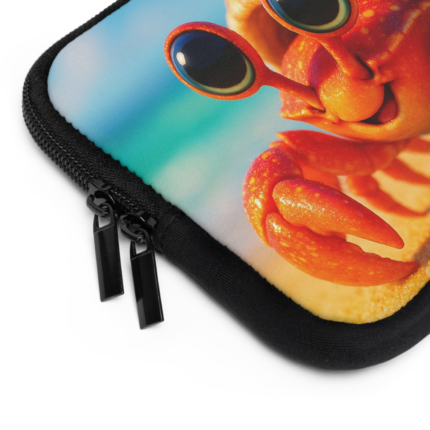 Tropical Laptop Sleeve, 5 Sizes - Perfect for Beach Lovers & Students / Baby Hermit Crab