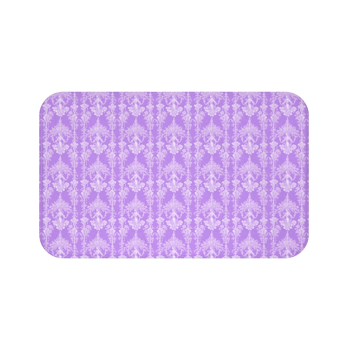Pearl Lady Pearl/Lavender Bath Mat, 2 Sizes - Tropical Vibes for Home Decor