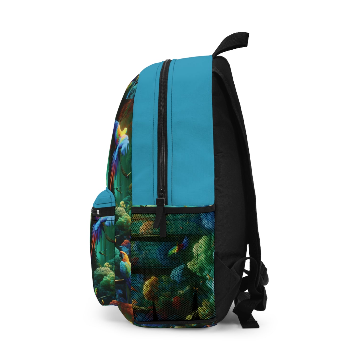 Tropical Backpack  / Rainforest Flight School, Turquoise