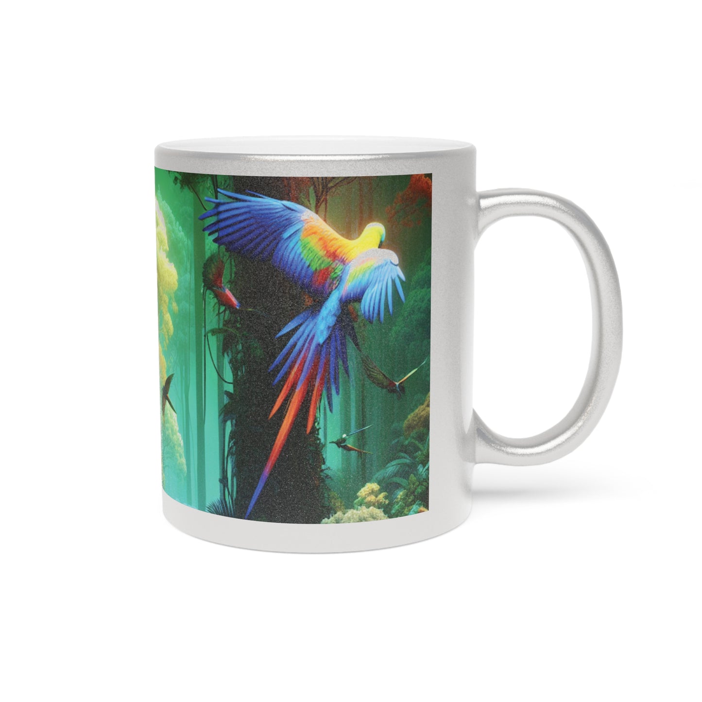 Tropical Metallic Mug, Gold or Silver - Flight School