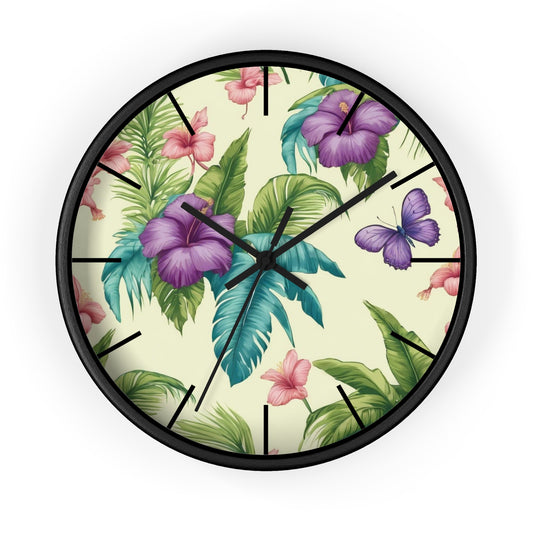 Wall Clock, Mary's Garden Toile, Hands/Base Variants