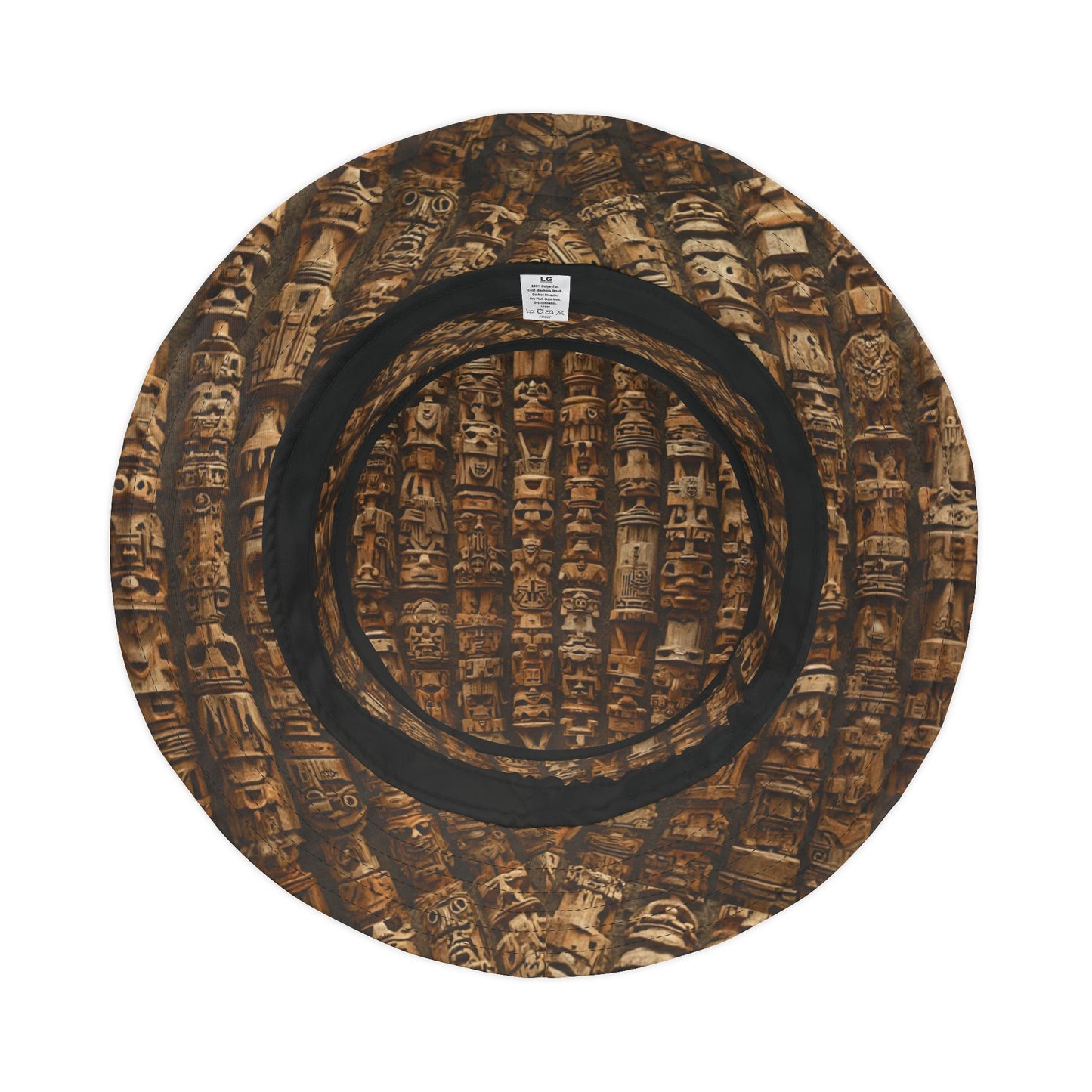 Tropical Polyester Bucket Hat, 2 Sizes - Ancient Tiki Totems