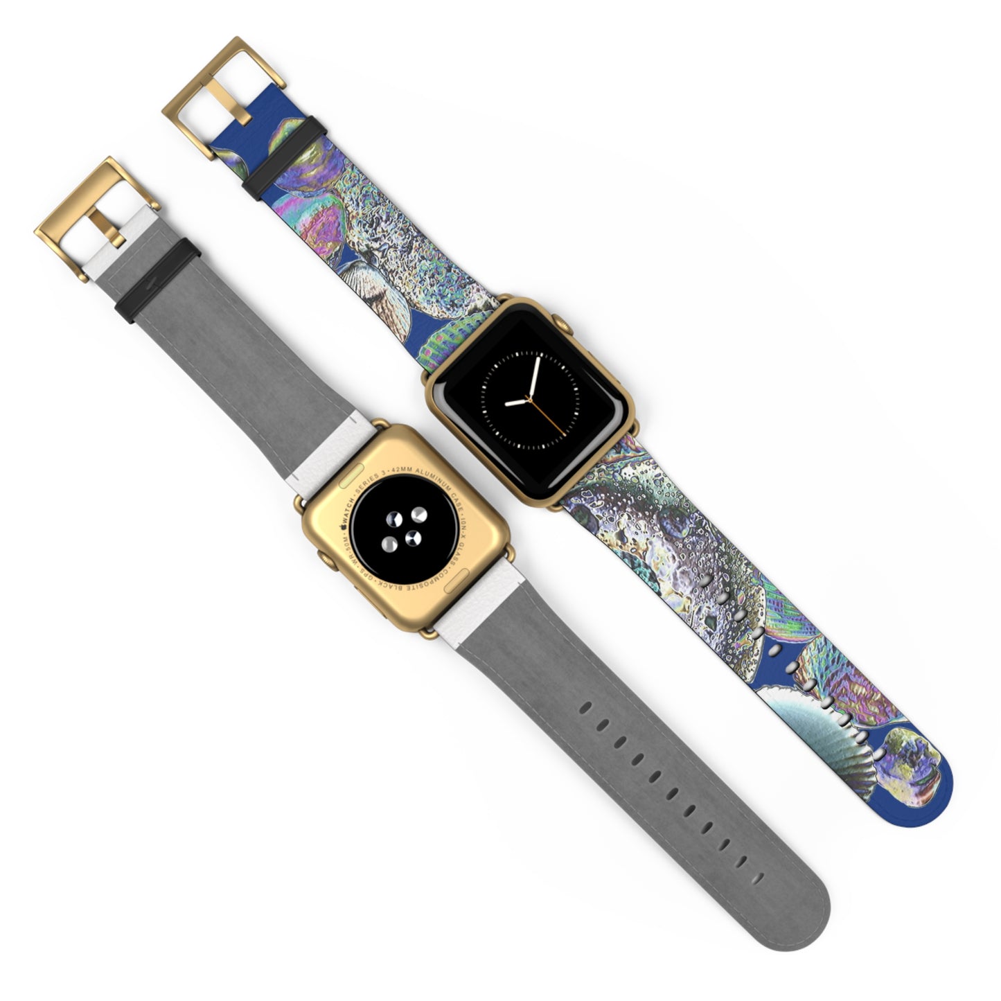 Apple Watch Band - Heatwave Seashell Collection, dark blue