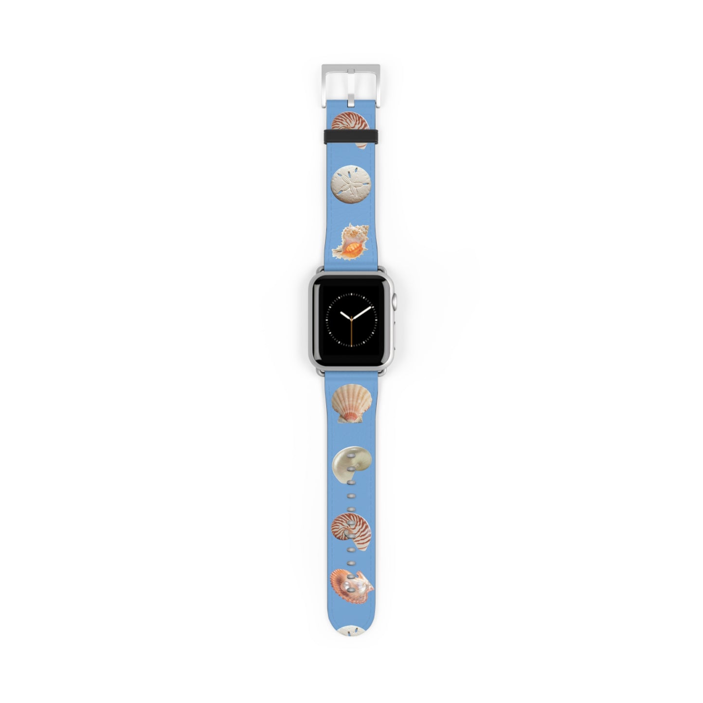 Apple Watch Band - Mixed REAL Seashells/Lt. Blue