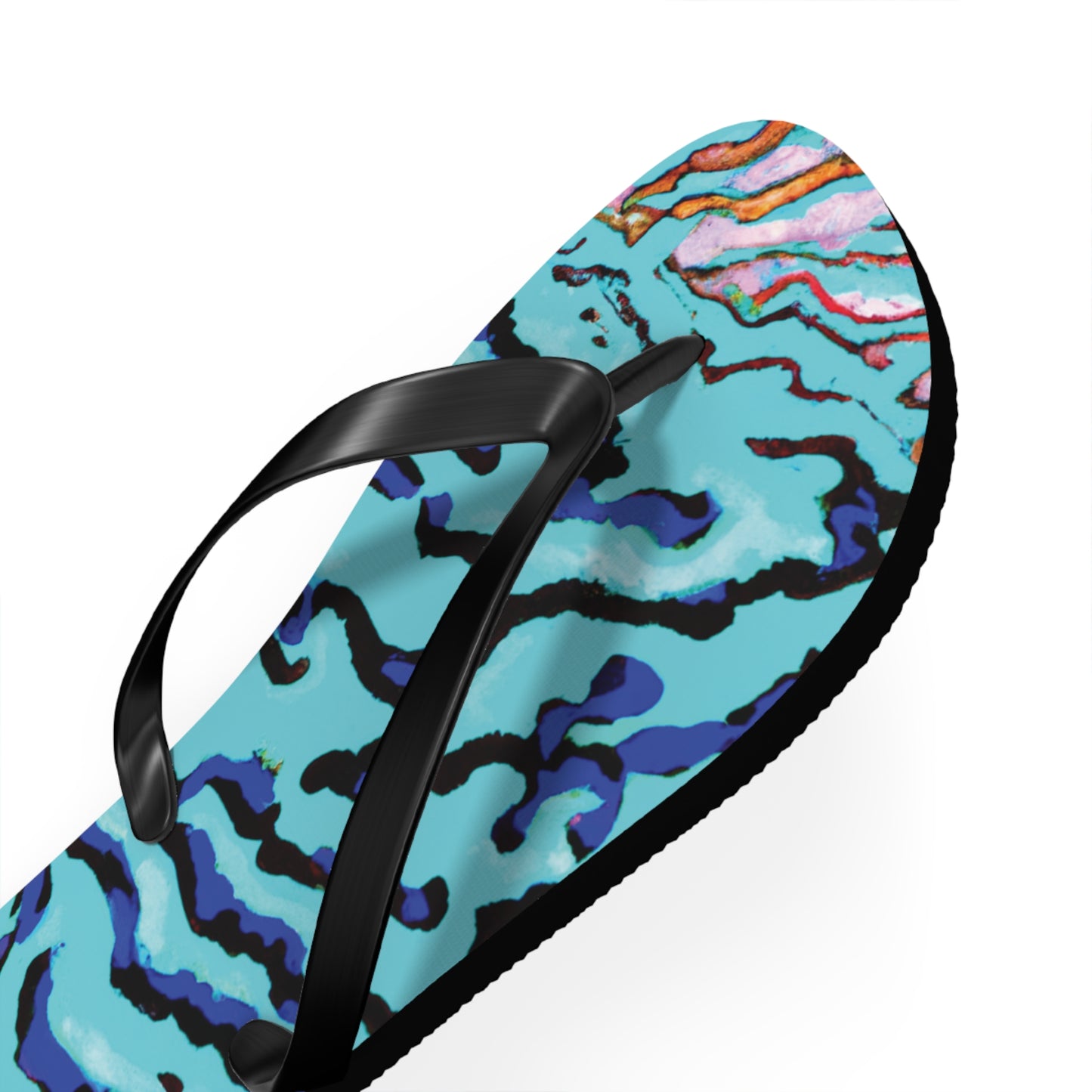 Flip Flops - Wild Coral Reef, Turquoise