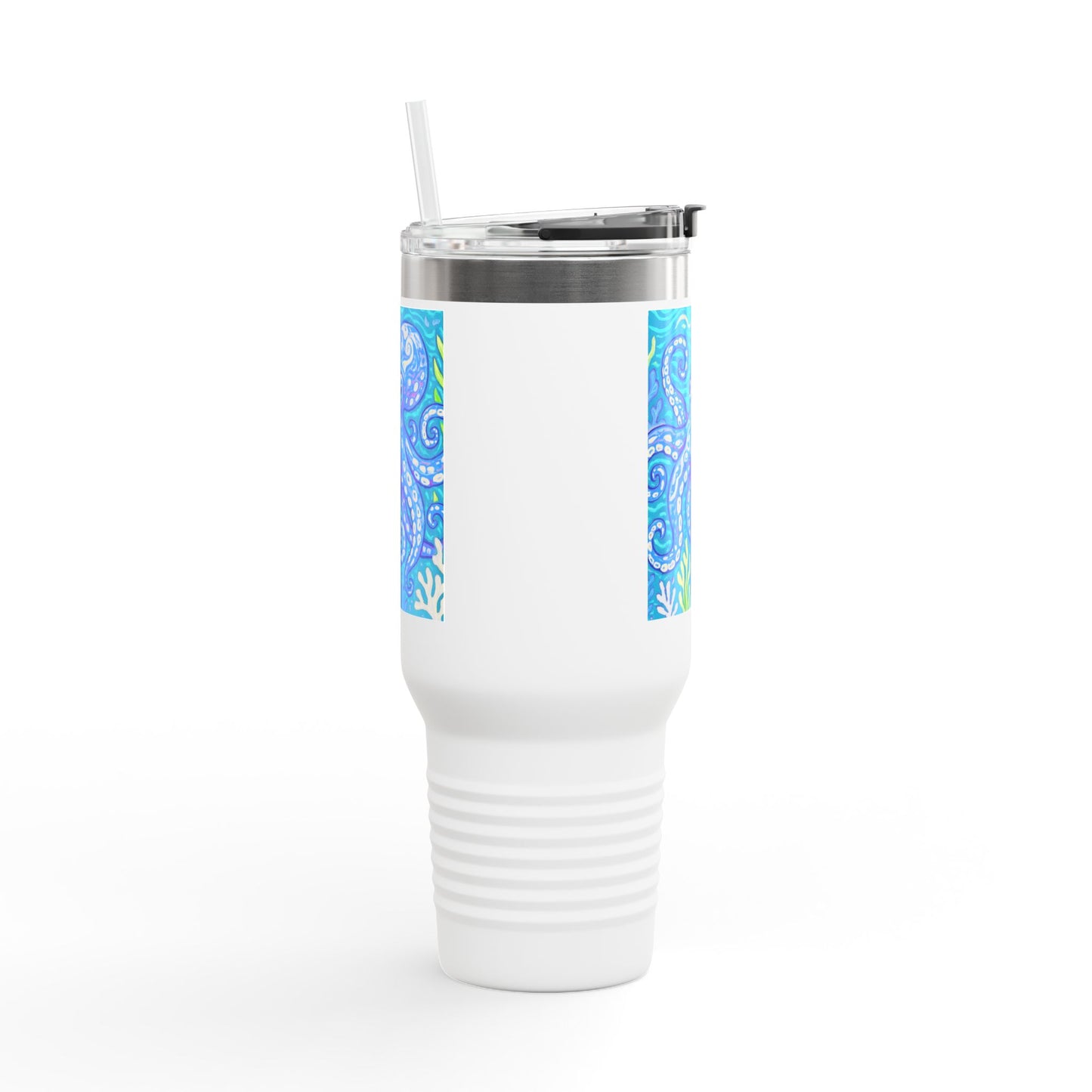 Kraken Joe/Blue Insulated Travel Mug - 40oz - Perfect for Outdoor Adventures