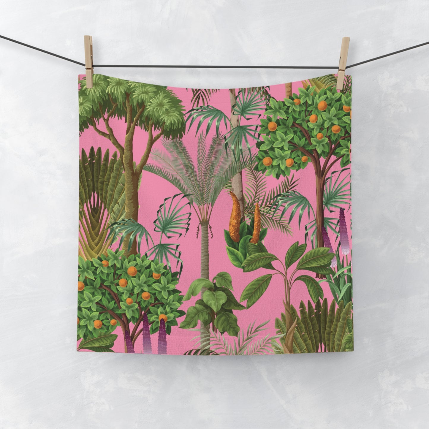 Face Towel - Rainforest Pinks