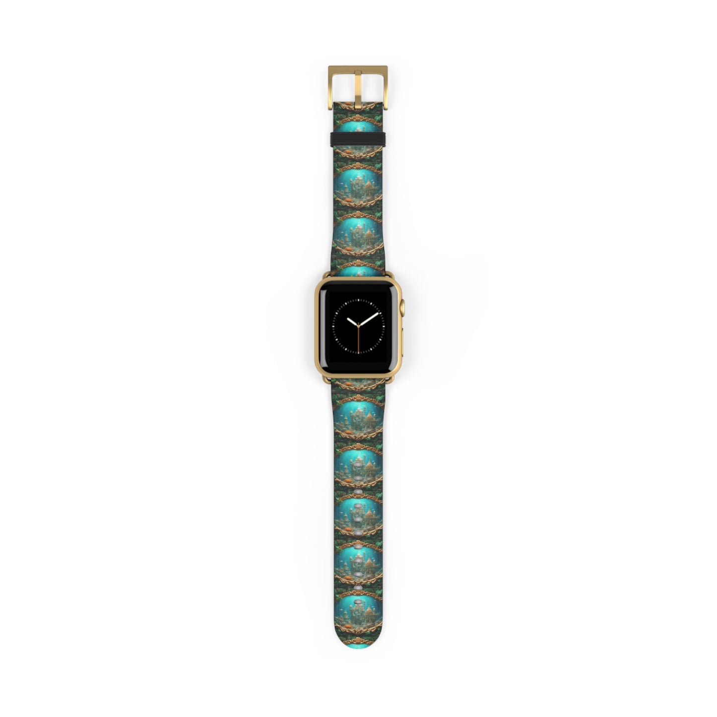 Apple Watch Band - Mermaid Palace, Aegean Sea, Vertical