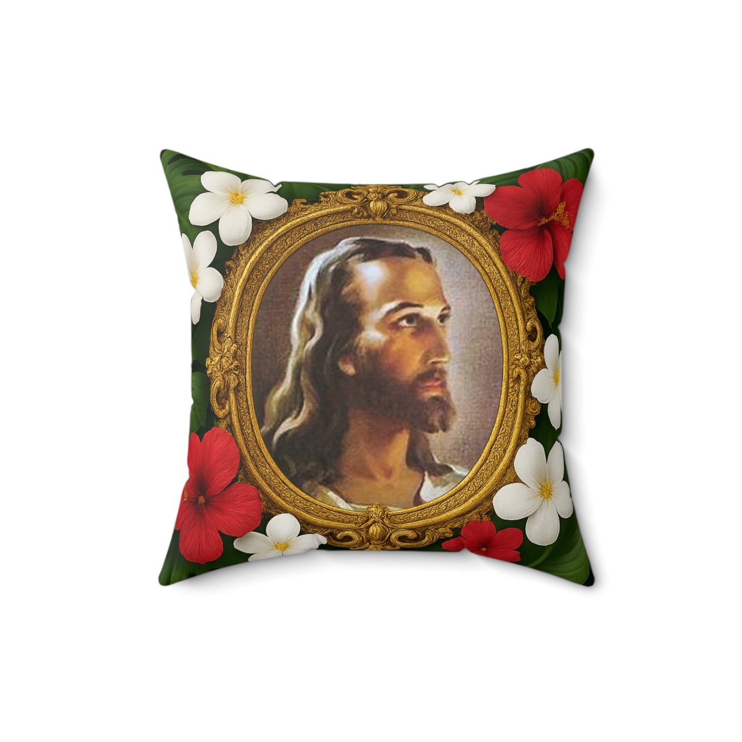 Religious Decorative Pillow - Accent Cushion, 4 Sizes / Head of Christ