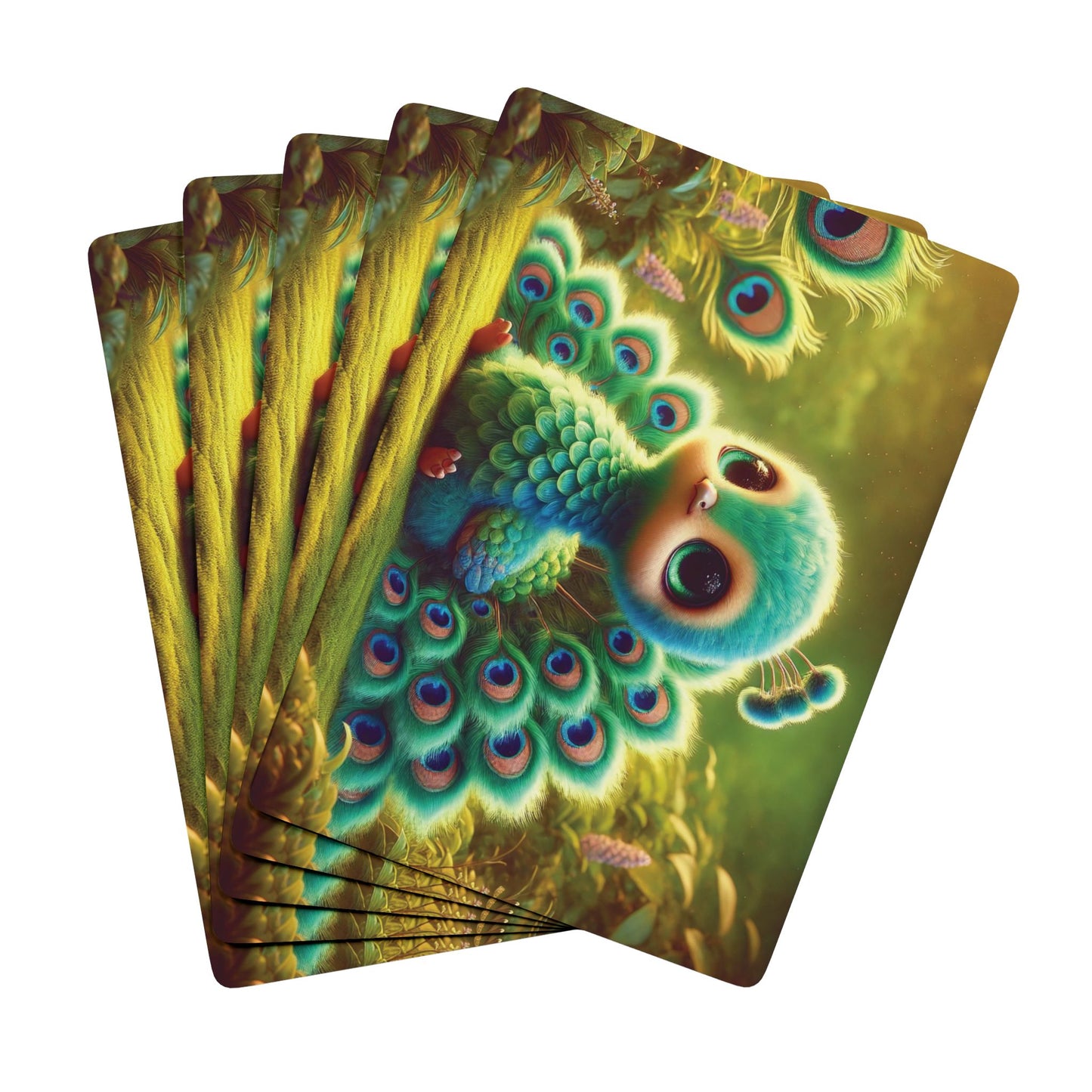 Poker Playing Cards - Baby Peacock