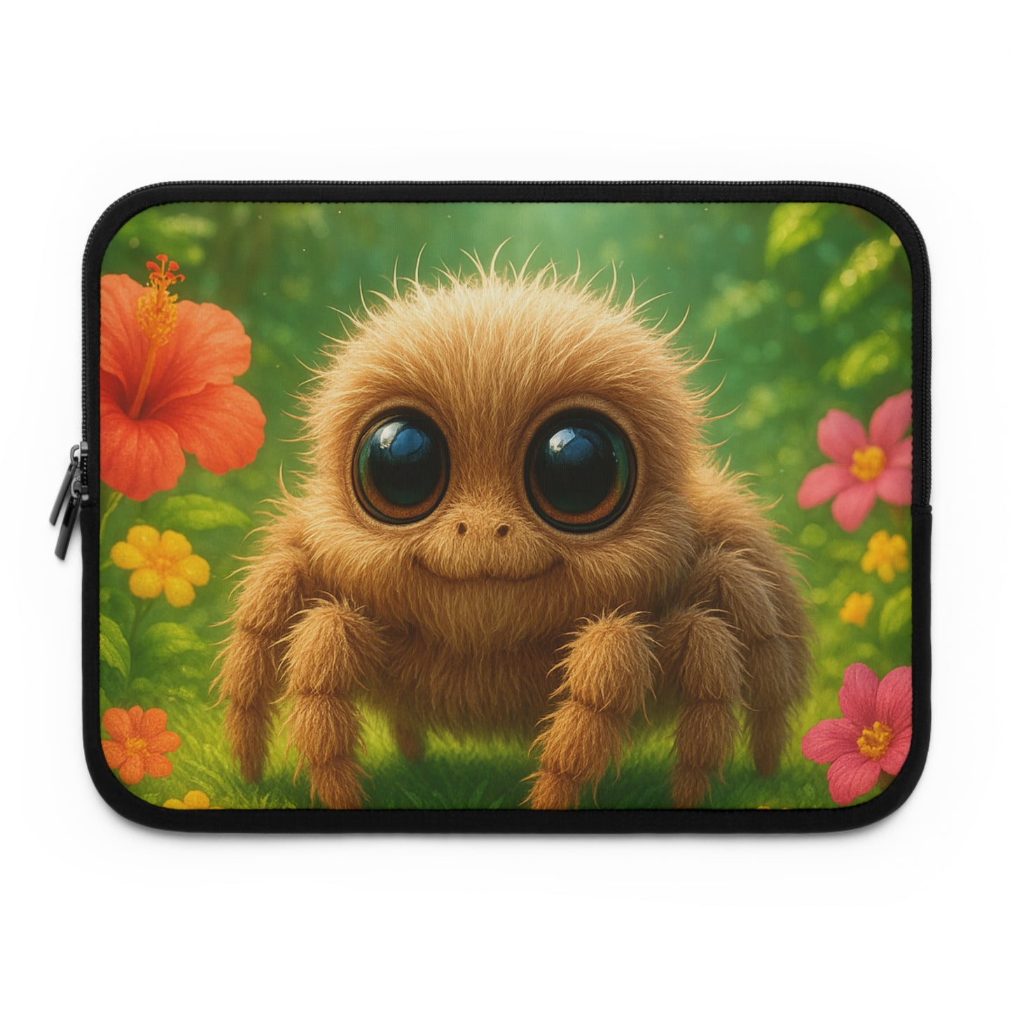 Tropical Laptop Sleeve, 5 Sizes - Perfect for Beach Lovers & Students / Baby Spider