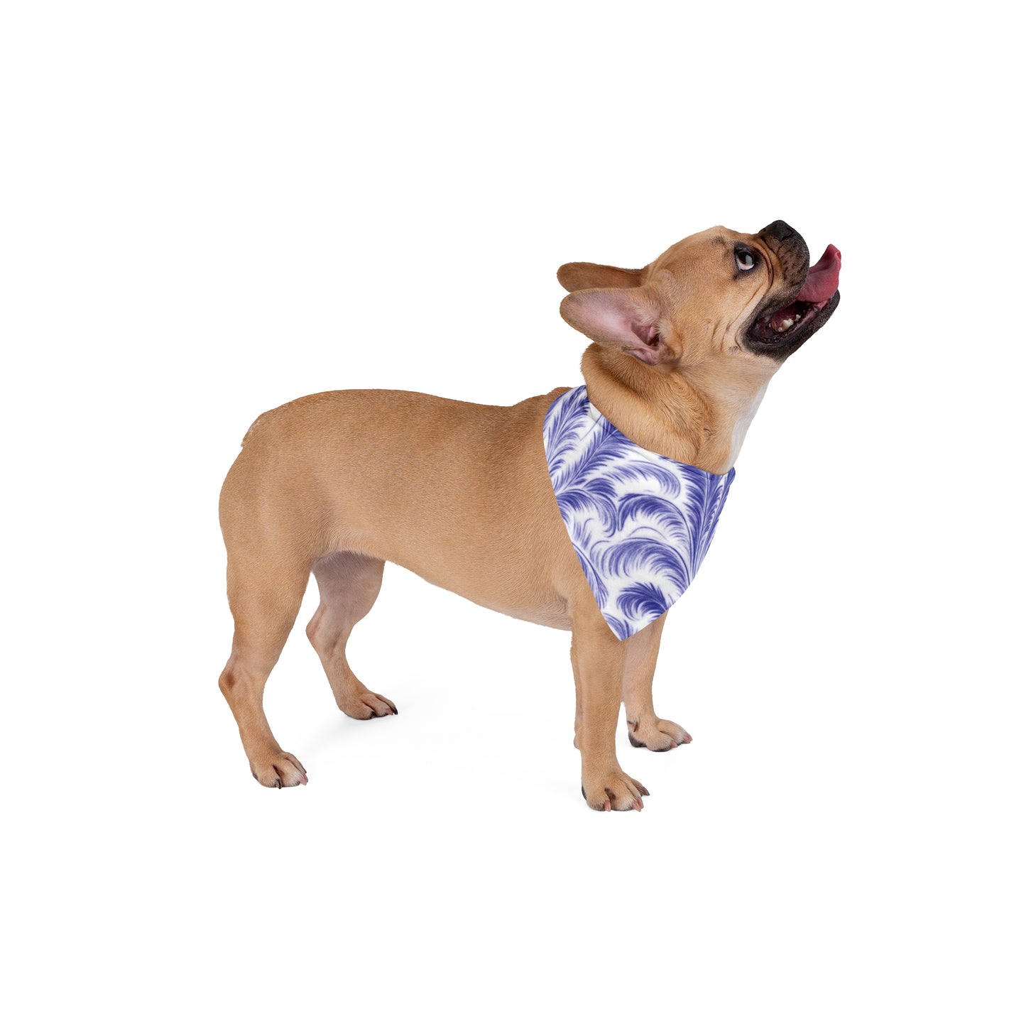 Rocco Purple/Blue Pet Bandana, 2 Sizes - Stylish accessory for dogs & cats