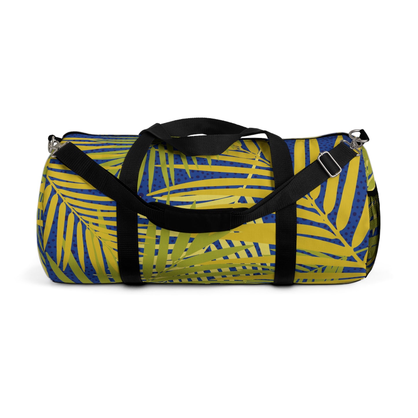 Tropical Rainforest Duffel Bag - Perfect for Travel and Gym / Gold Palms