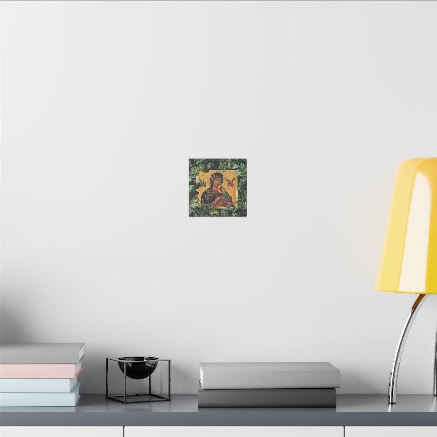 "Tropical Our Lady of Perpetual Help" Canvas Artwork - Stretched Canvas Print / Virgin Mary
