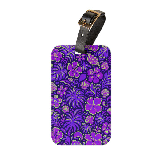 Luggage Tag - Beach Dreams, Purple