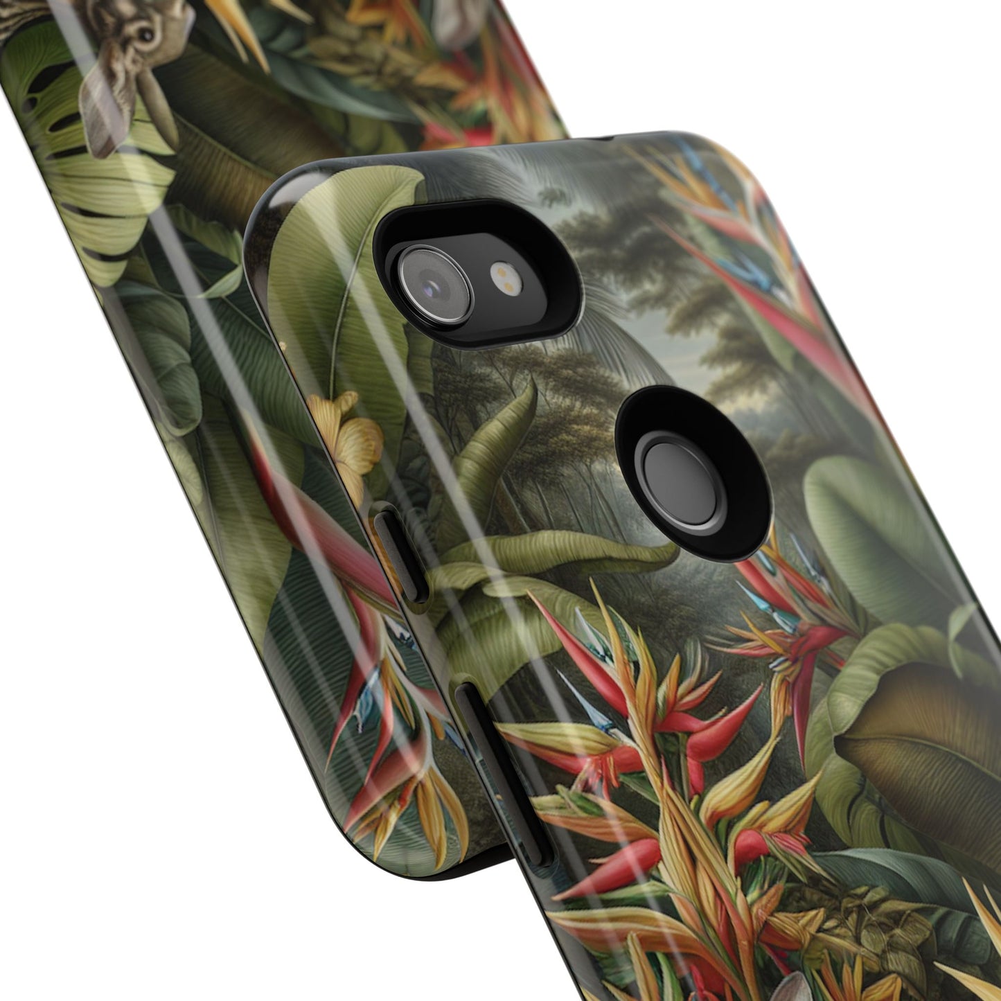 Rainforest Rabbit Outing Phone Case - Tough Cases with Summer Vibe