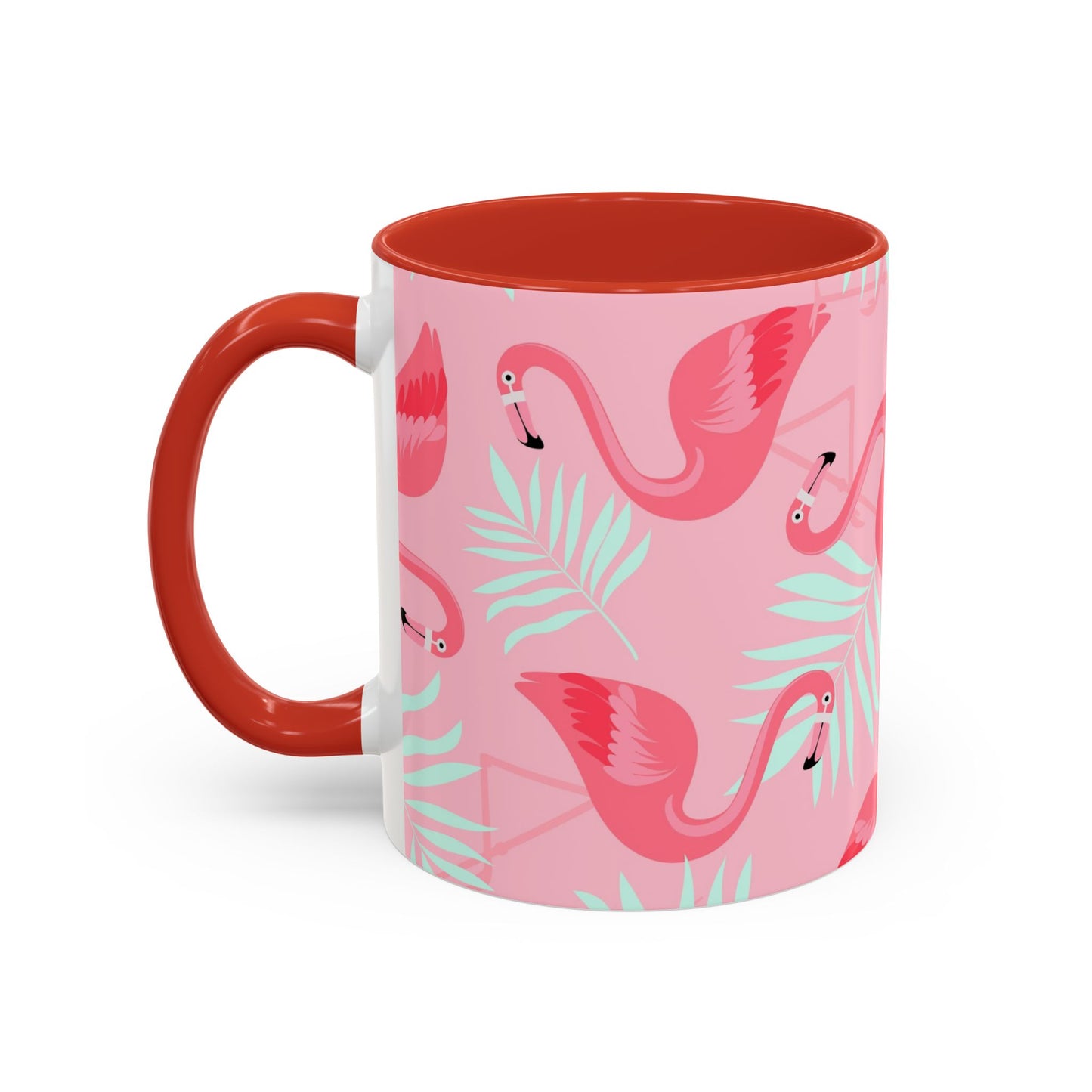 Copy of Accent Coffee Mug (11, 15oz), Hawaiian Flowers / Various Colors