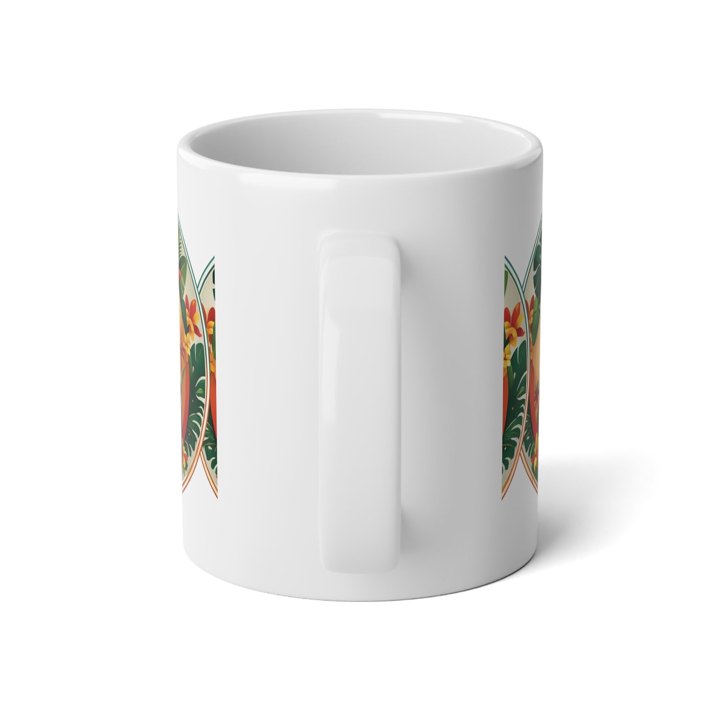 Jumbo Mug, 20oz, My Pet Parrot | Tropical Coffee Cup