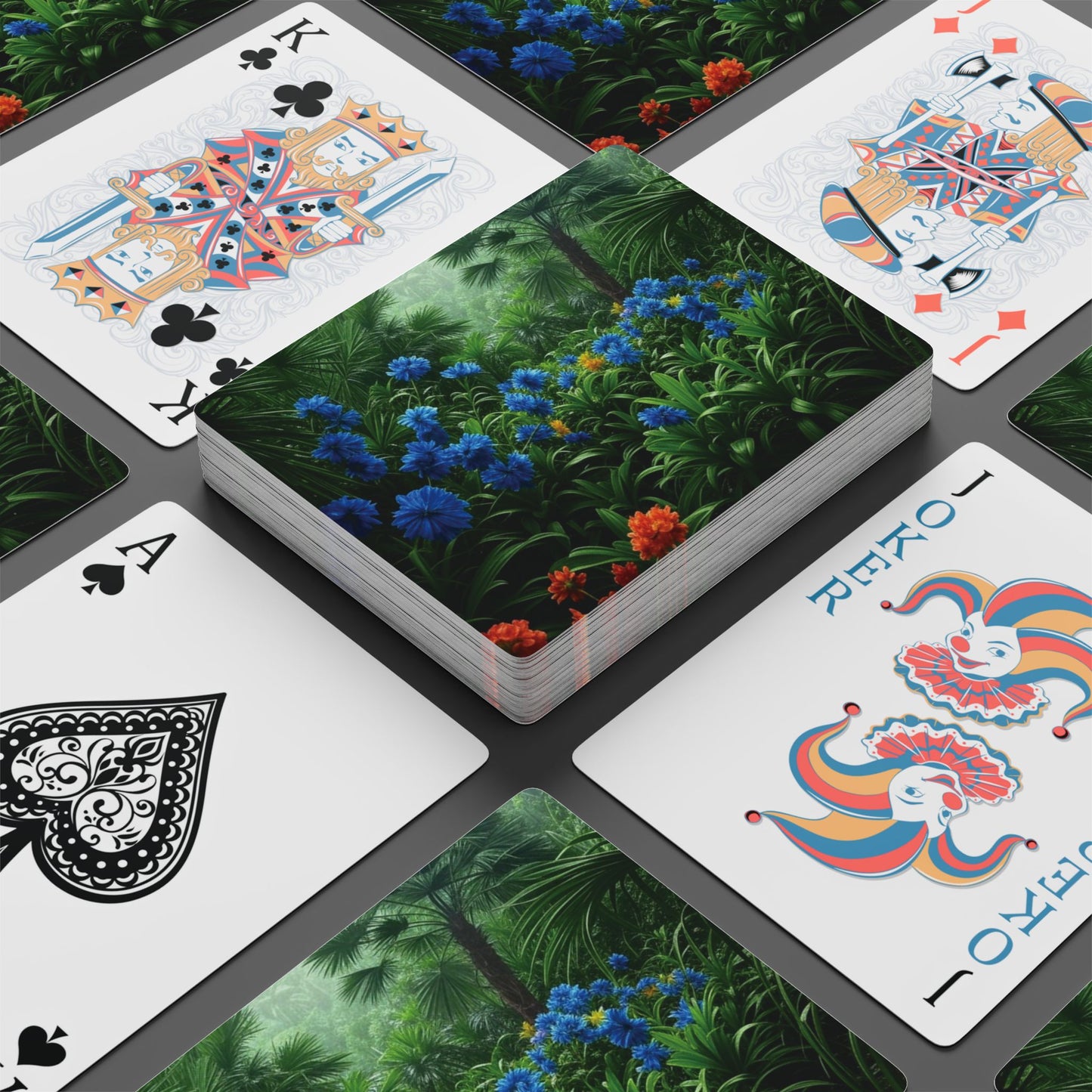Poker Playing Cards - After a Rainforest Rain