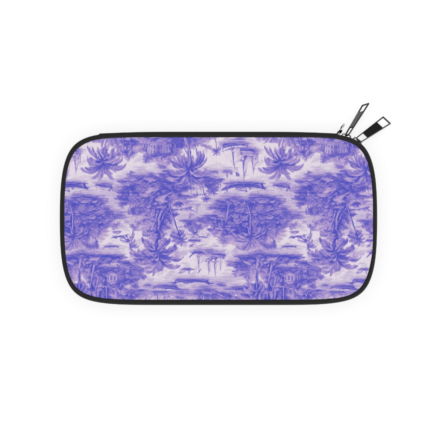 Passport Wallet - Tropical Toile #1, purple