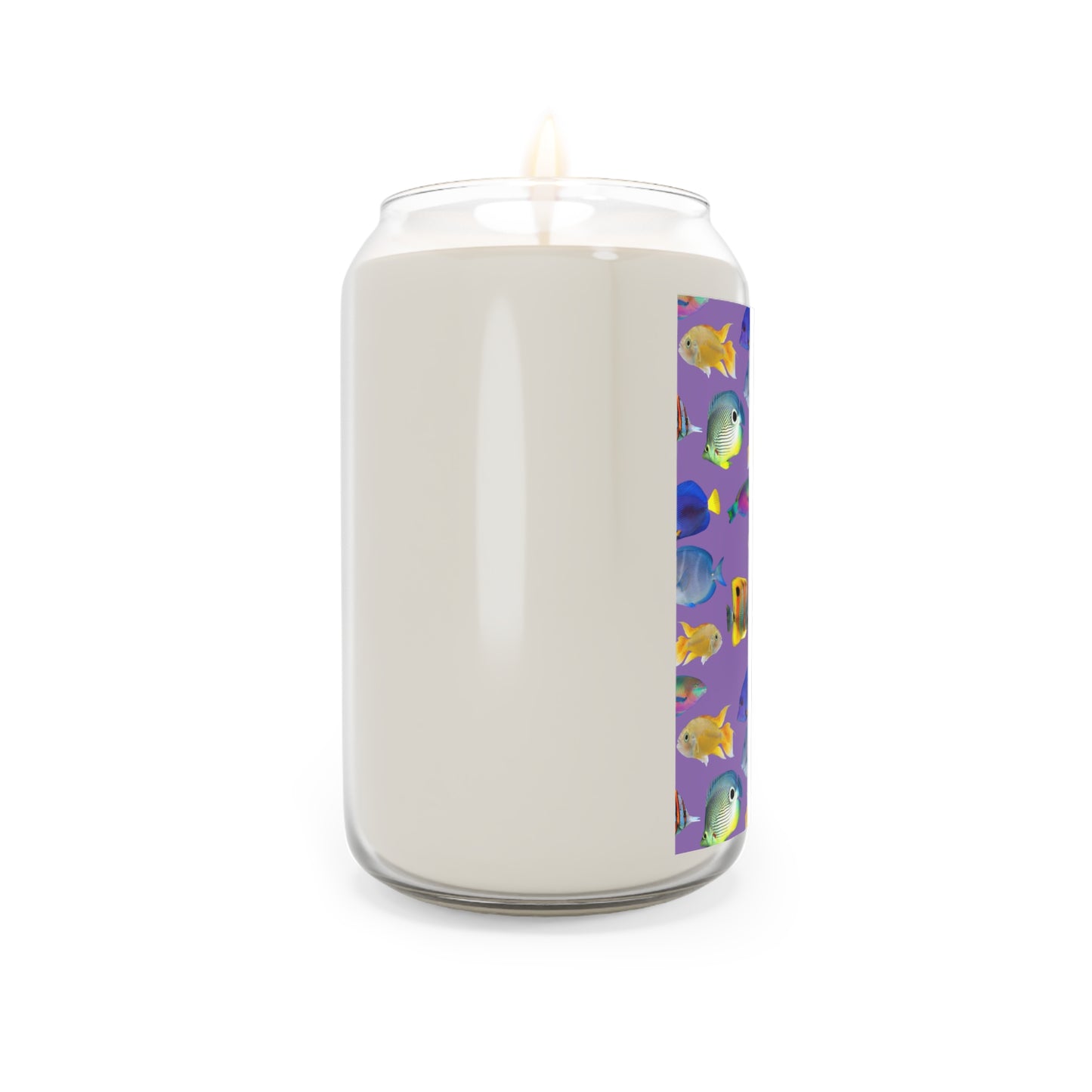 Scented Candle, 13.75oz - School of Fish, Lt. Purple