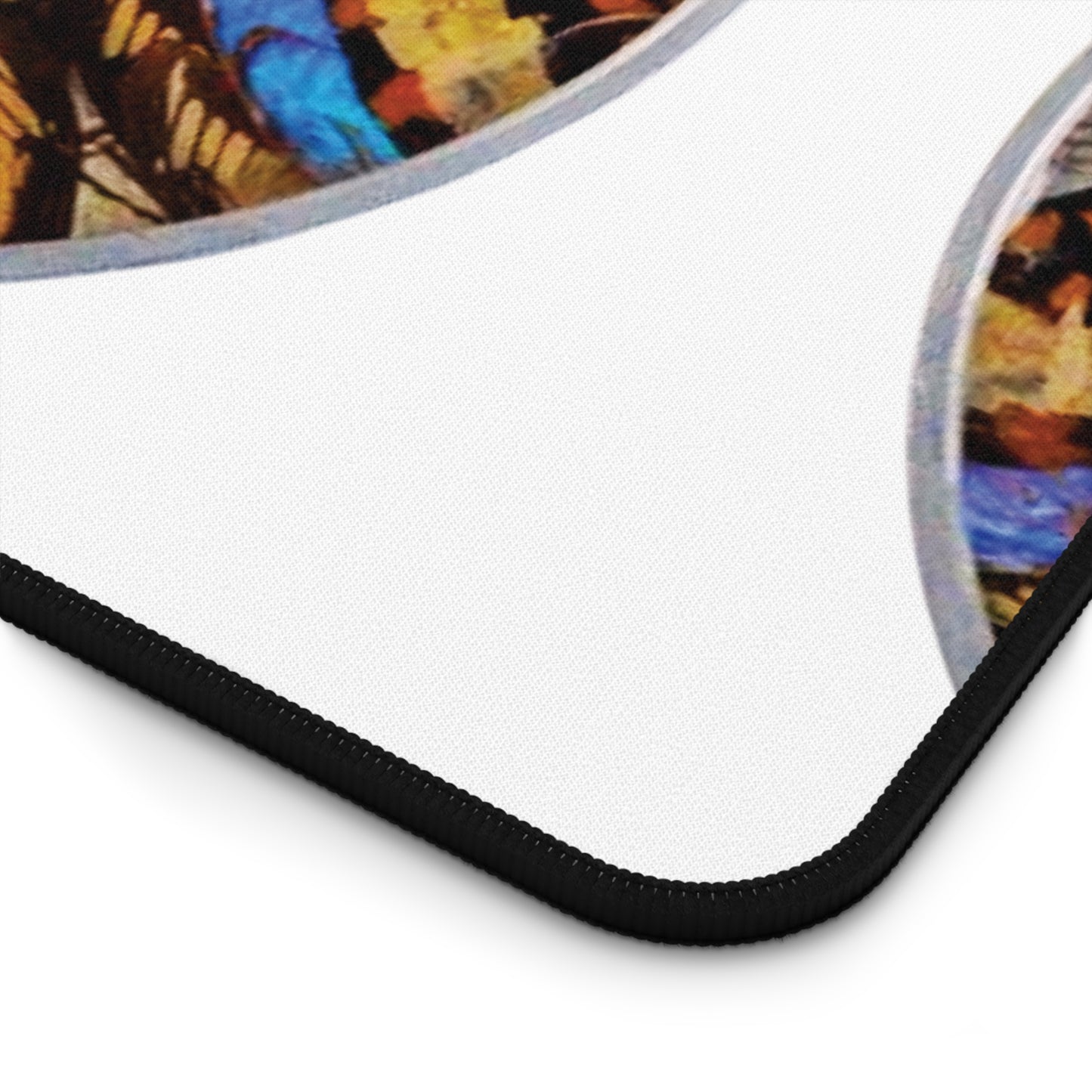 Tropical Mouse Pad/Desk Mat, 3 Sizes - Rainforest Design, Perfect for Home Office / Real Butterfly Wing Art