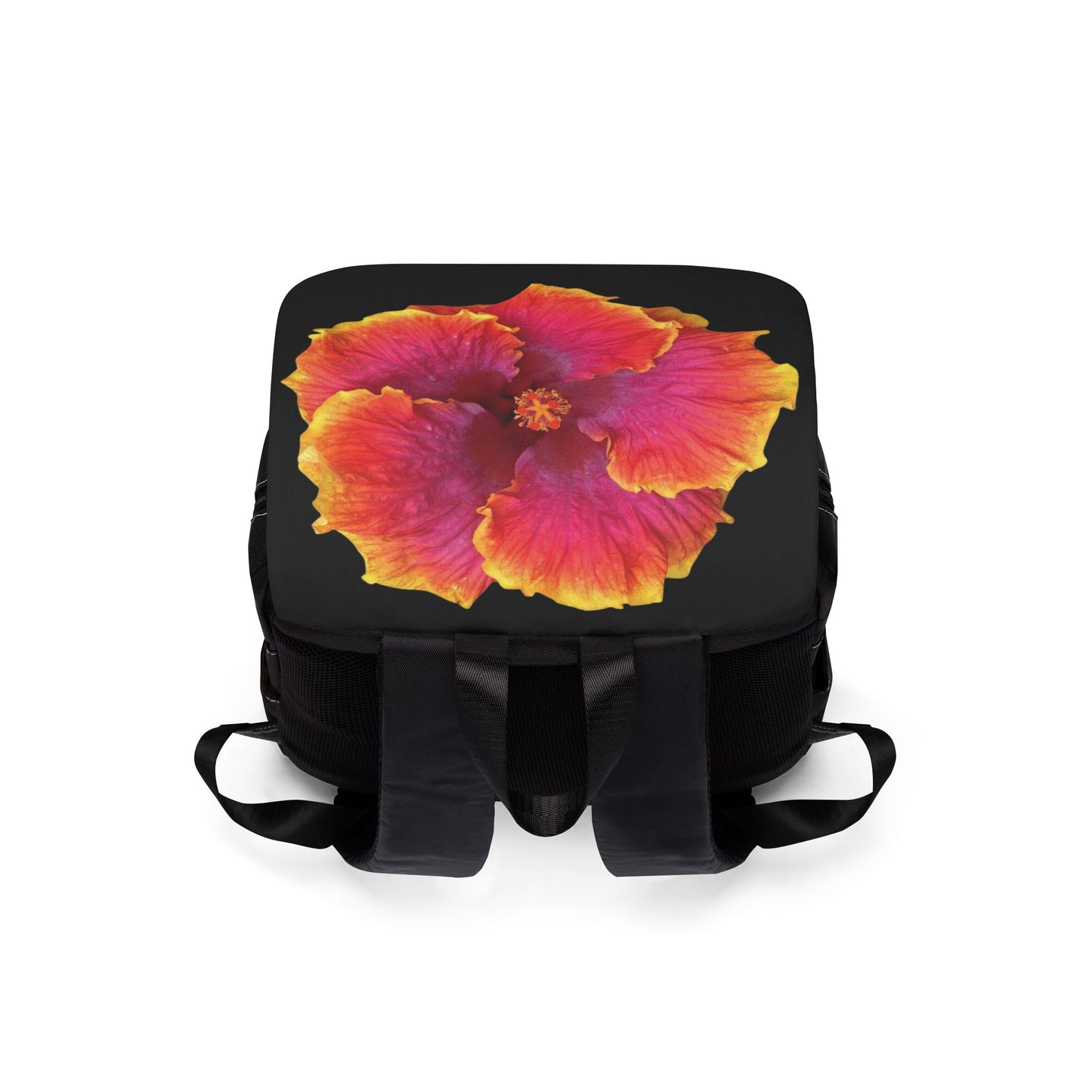 Sunset Hibiscus Flower Casual Backpack - Perfect for Everyday Adventures