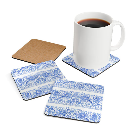 Coaster Set - Mermaid Kingdom, Blue