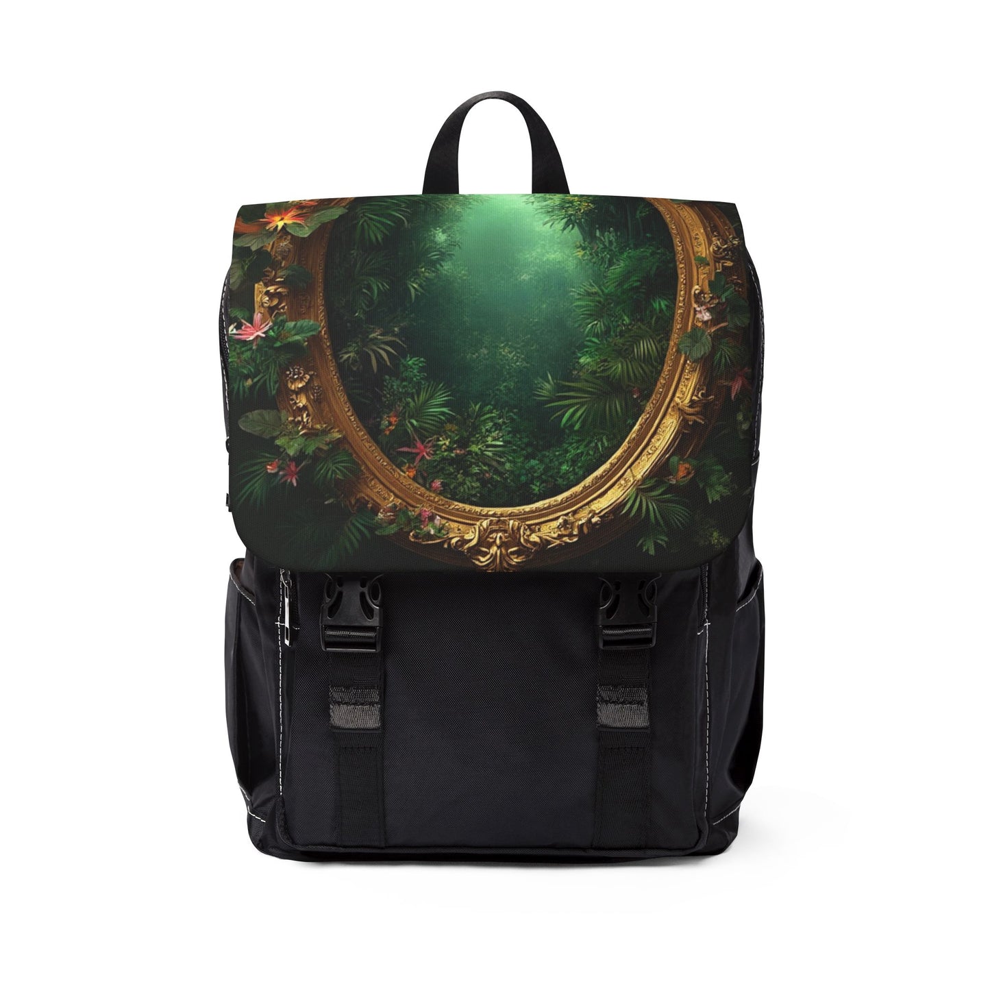 Tropical Casual Backpack - Perfect for Everyday Adventures / Rainforest Portal to Paradise