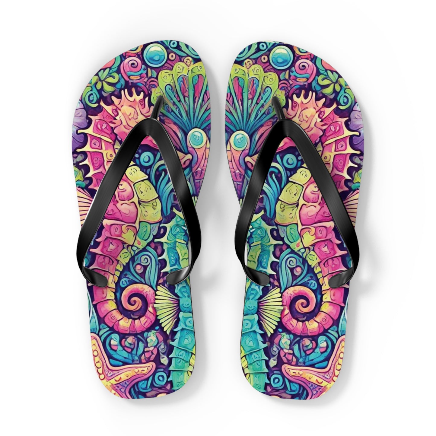 Flip Flops - Seahorses/Macro