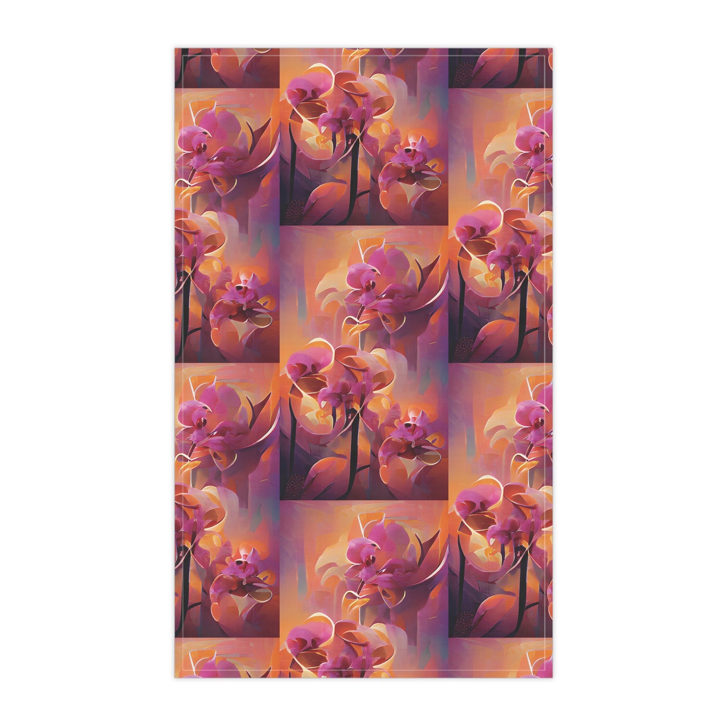 Tropical Tea Towels – Paradise Kitchen Decor / Mystic Orchids
