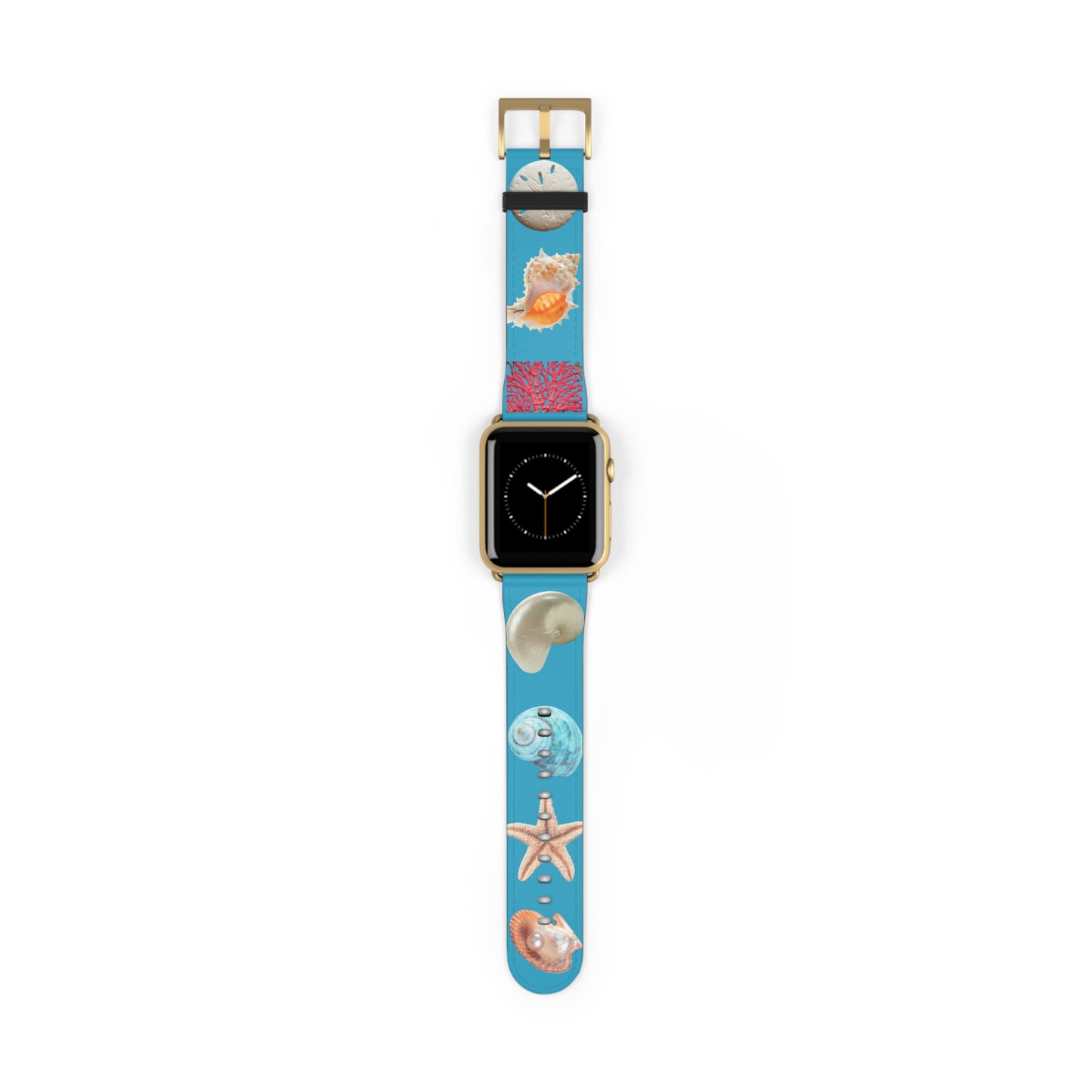 Apple Watch Band - Real Seashell Collection, turquoise