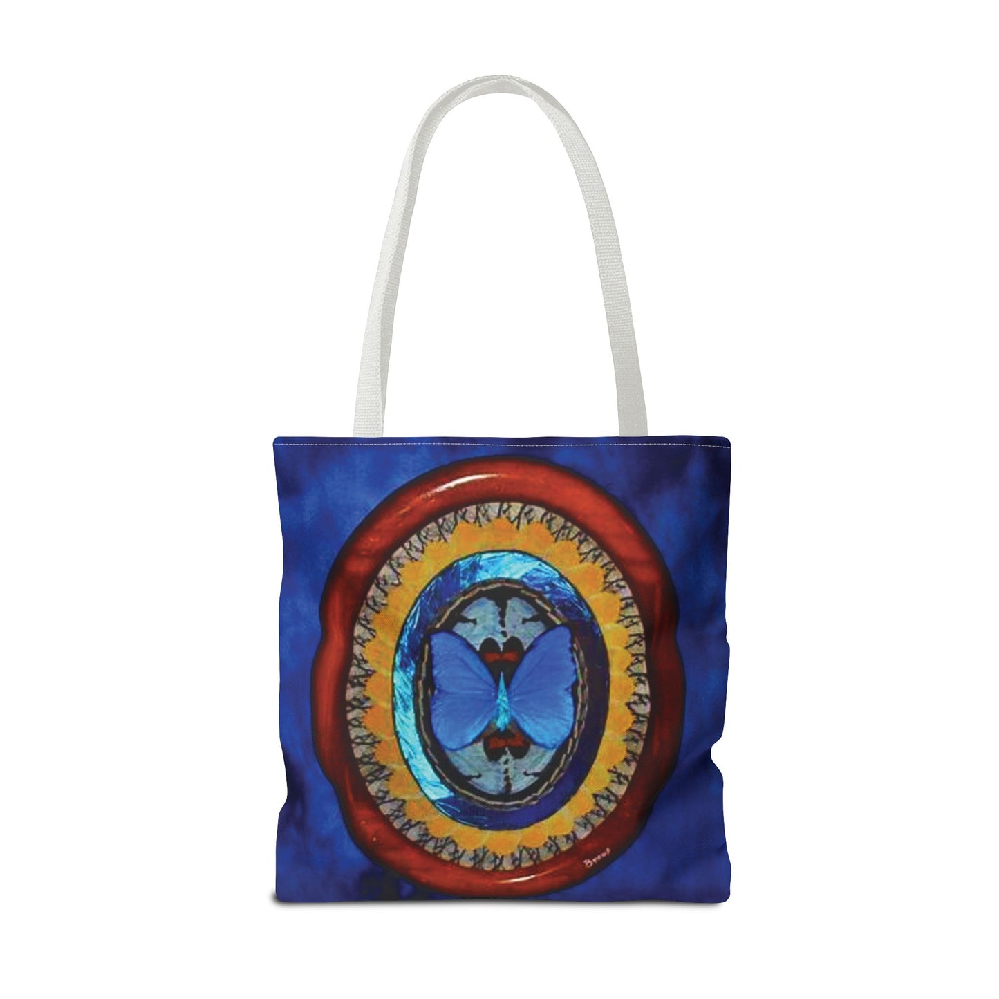 Real Oval Butterfly Wing Art Tote Bag - 3 Sizes