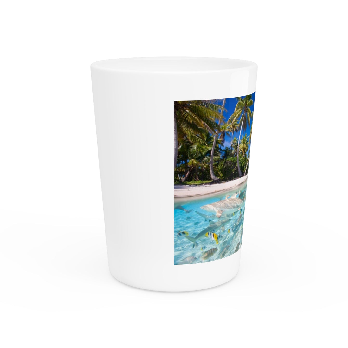 Ceramic Shot Glass - Shore Aquarium