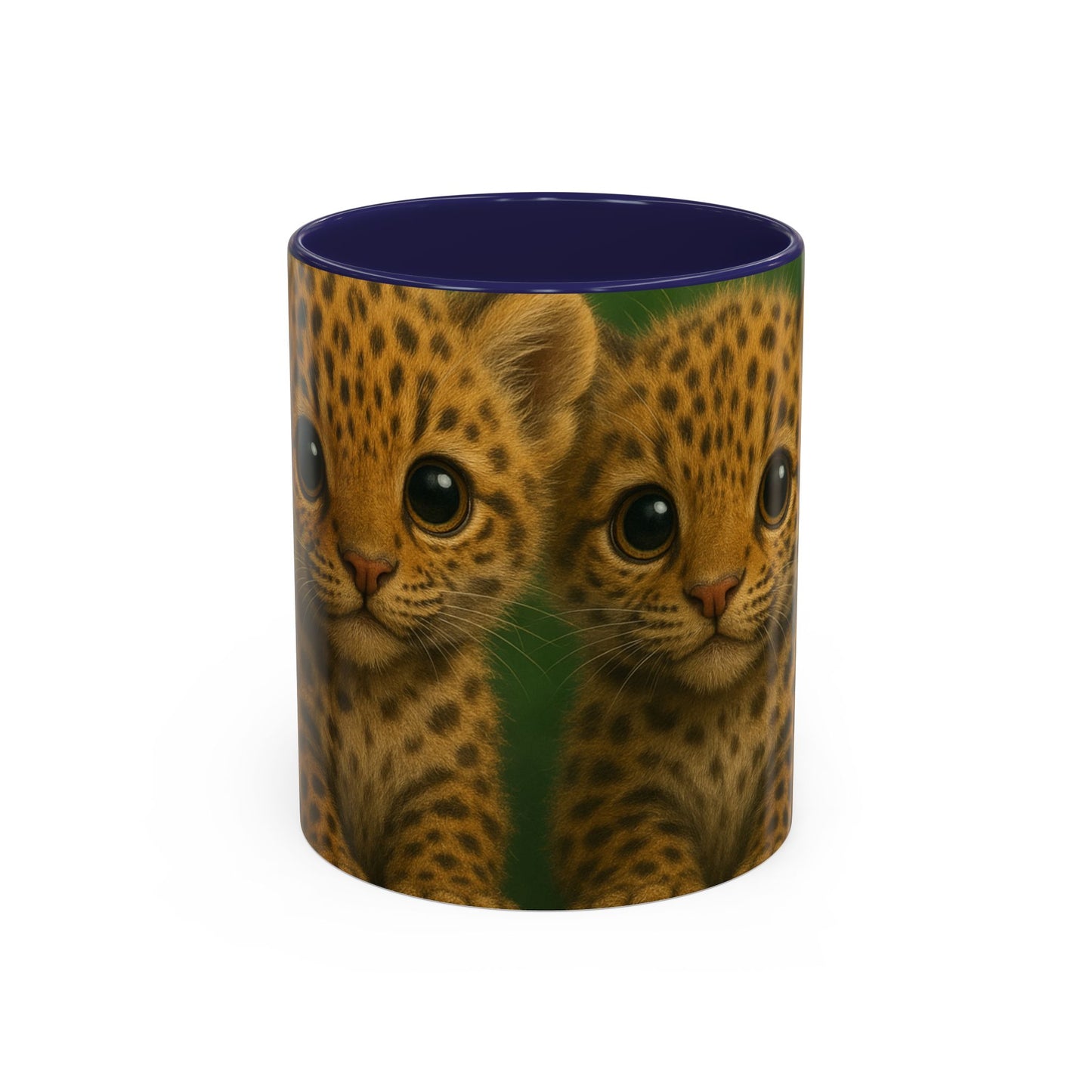 Accent Color Coffee Mug (11, 15oz), 8 Colors - Baby Jaguars