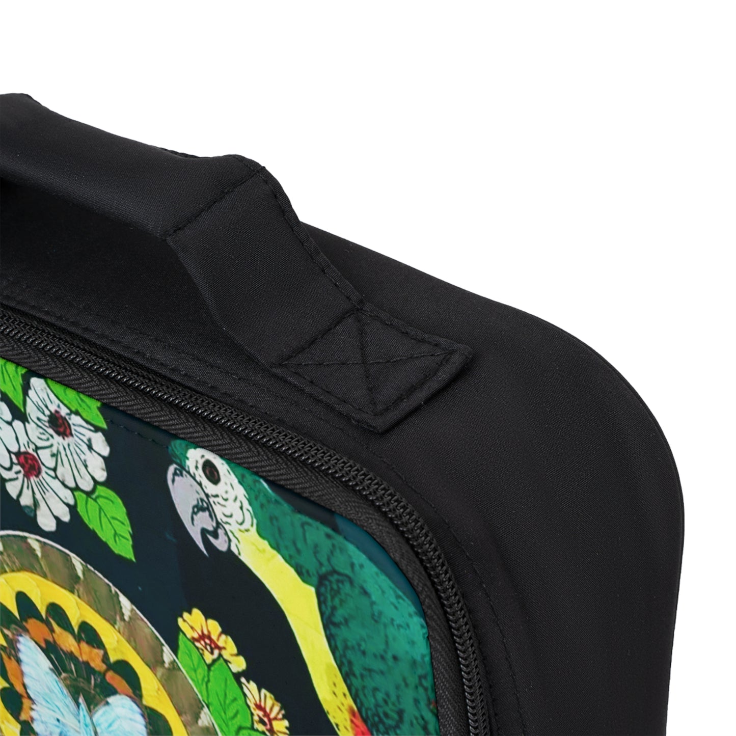 Real Butterfly Wings/Parrots Lunch Bag - Eco-Friendly Insulated Tote, Adult and Child Lunchbox / Perfect for Picnics, Beach Outings